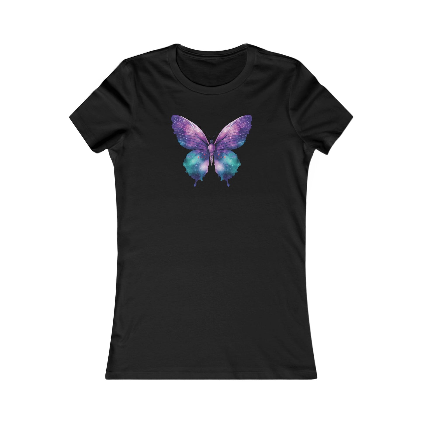Cosmic Butterfly Fitted Tee