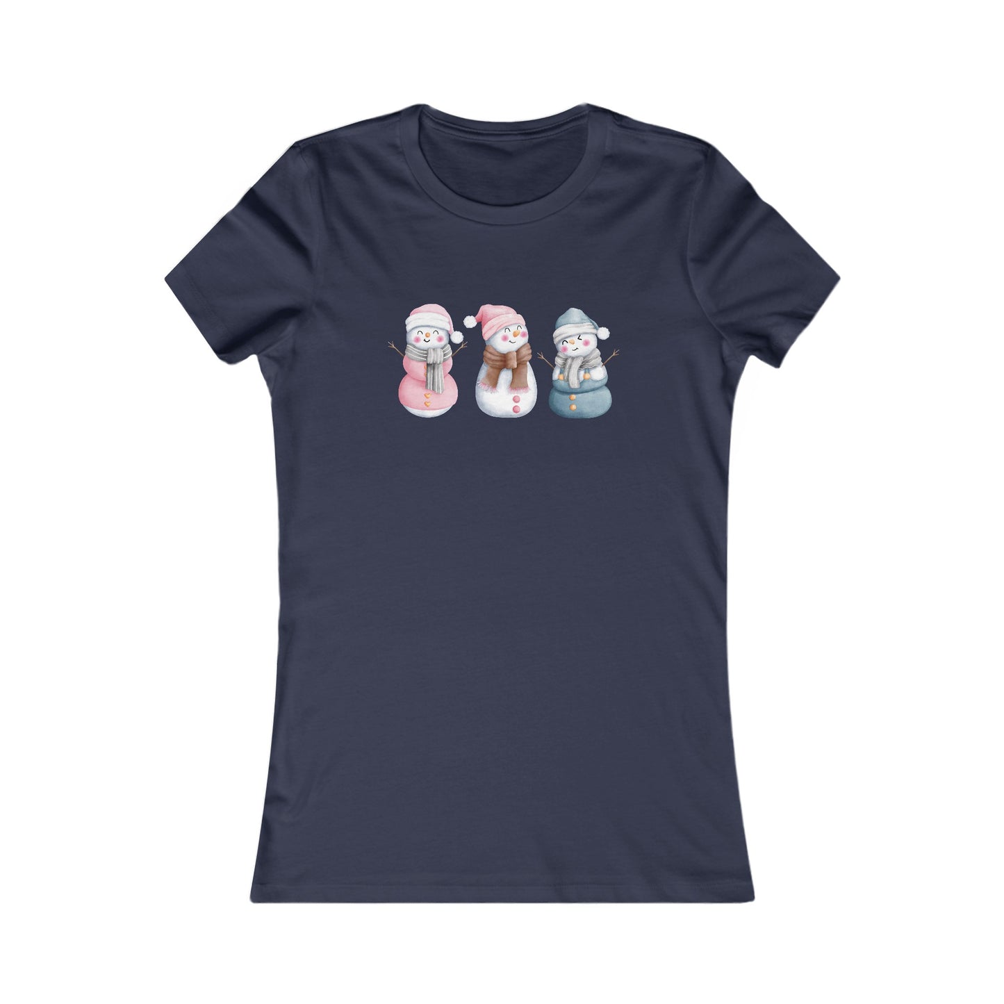 Snowman Set Fitted Tee