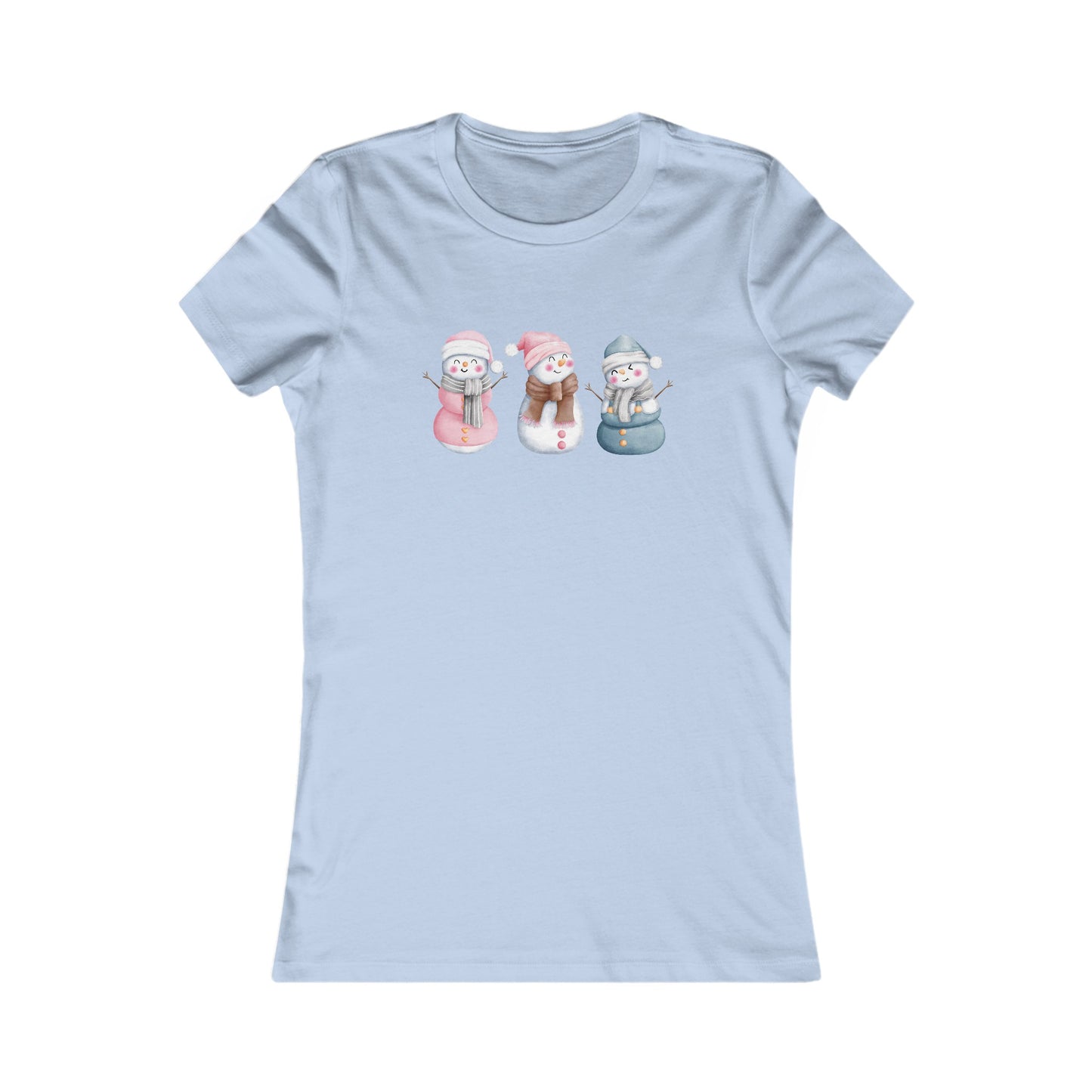 Snowman Set Fitted Tee