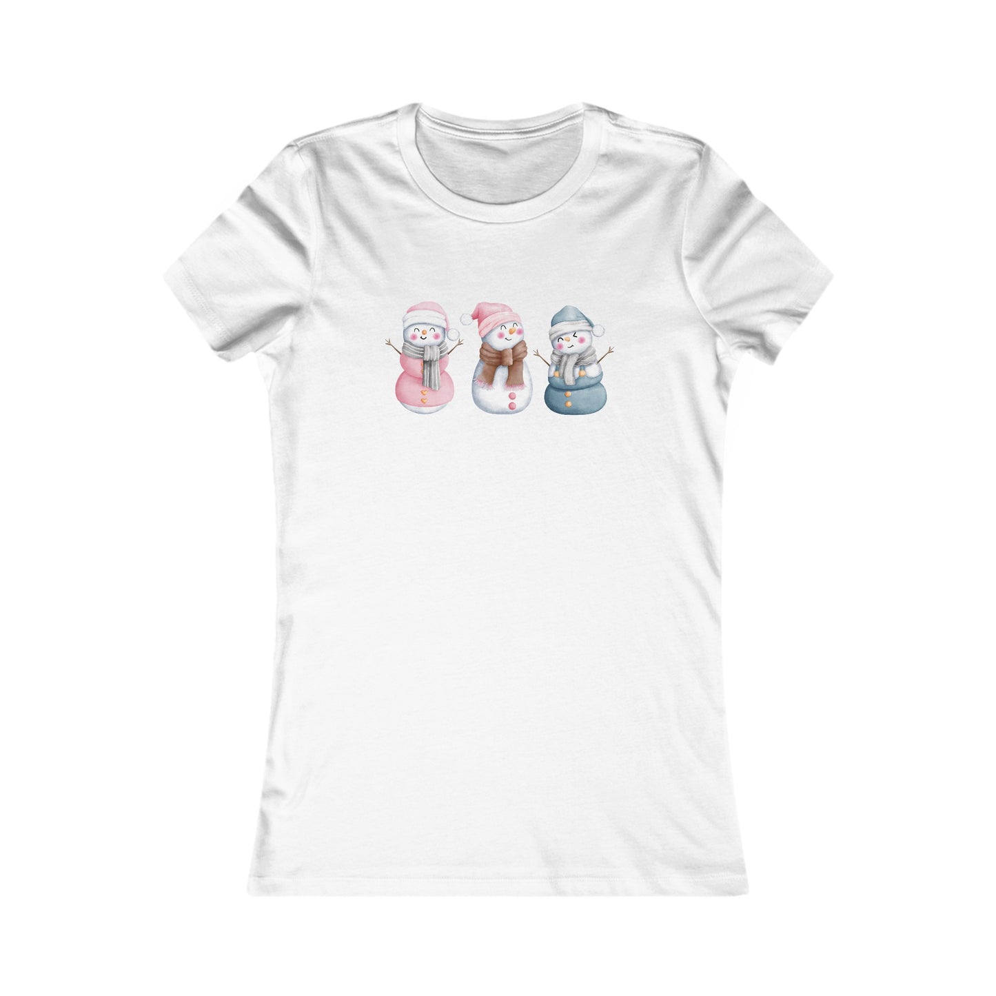 Snowman Set Fitted Tee