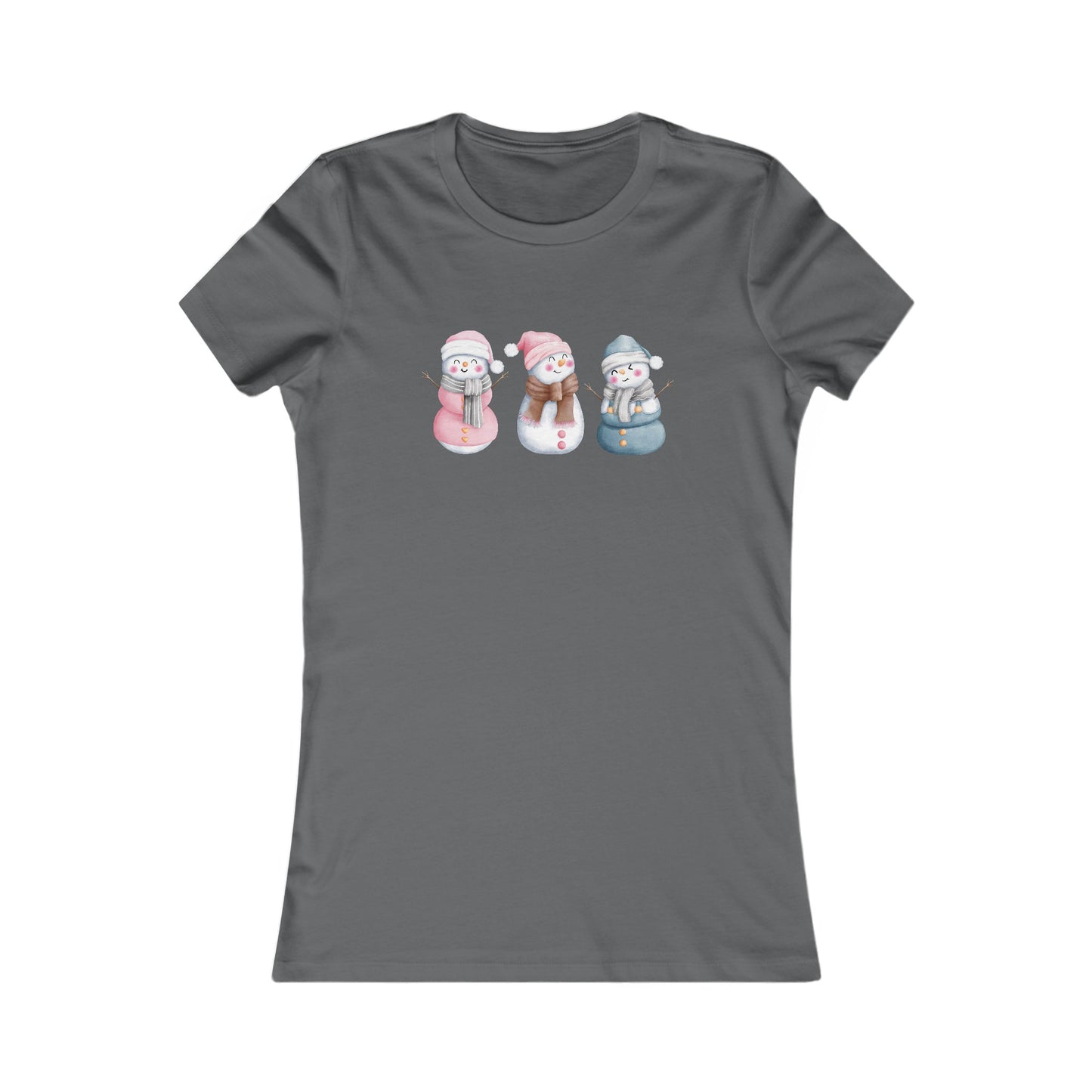 Snowman Set Fitted Tee