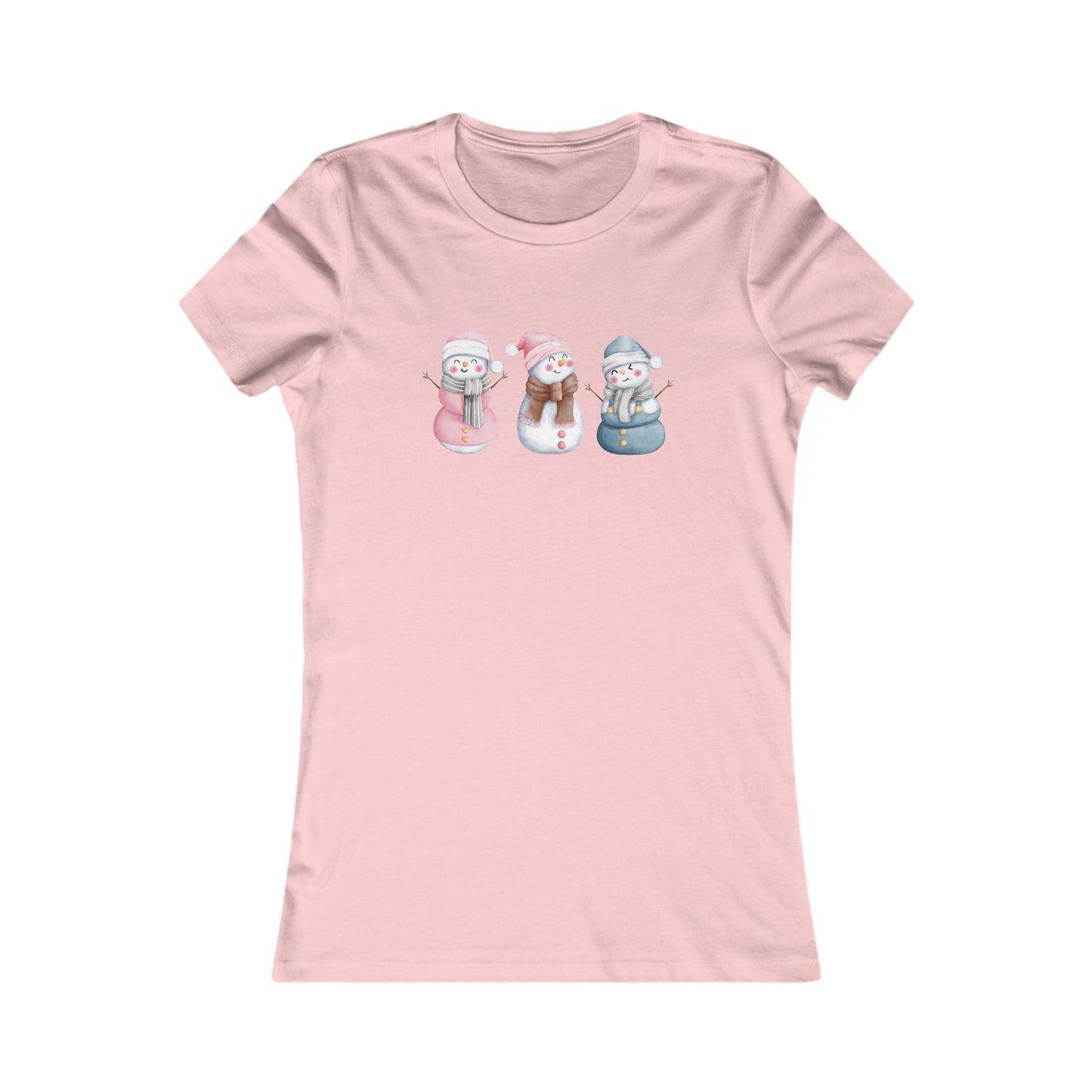 Snowman Set Fitted Tee