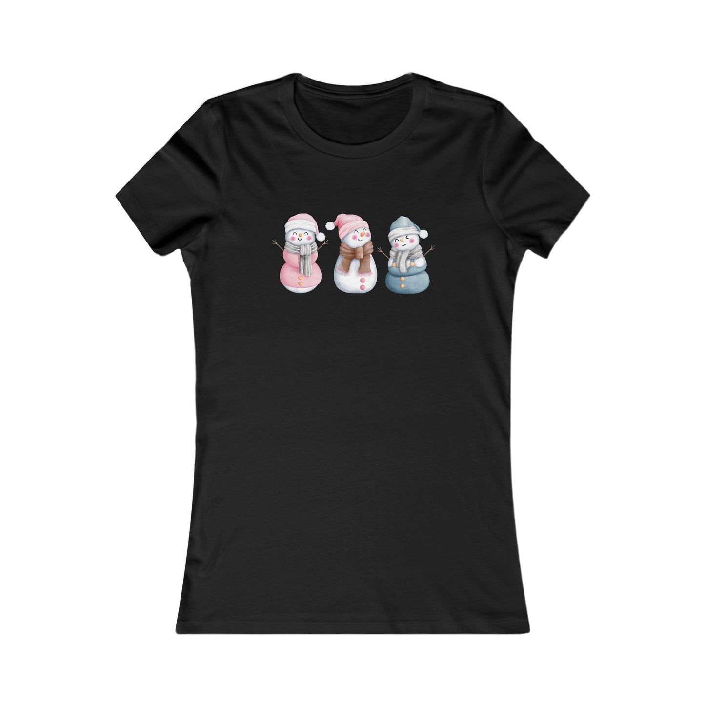 Snowman Set Fitted Tee