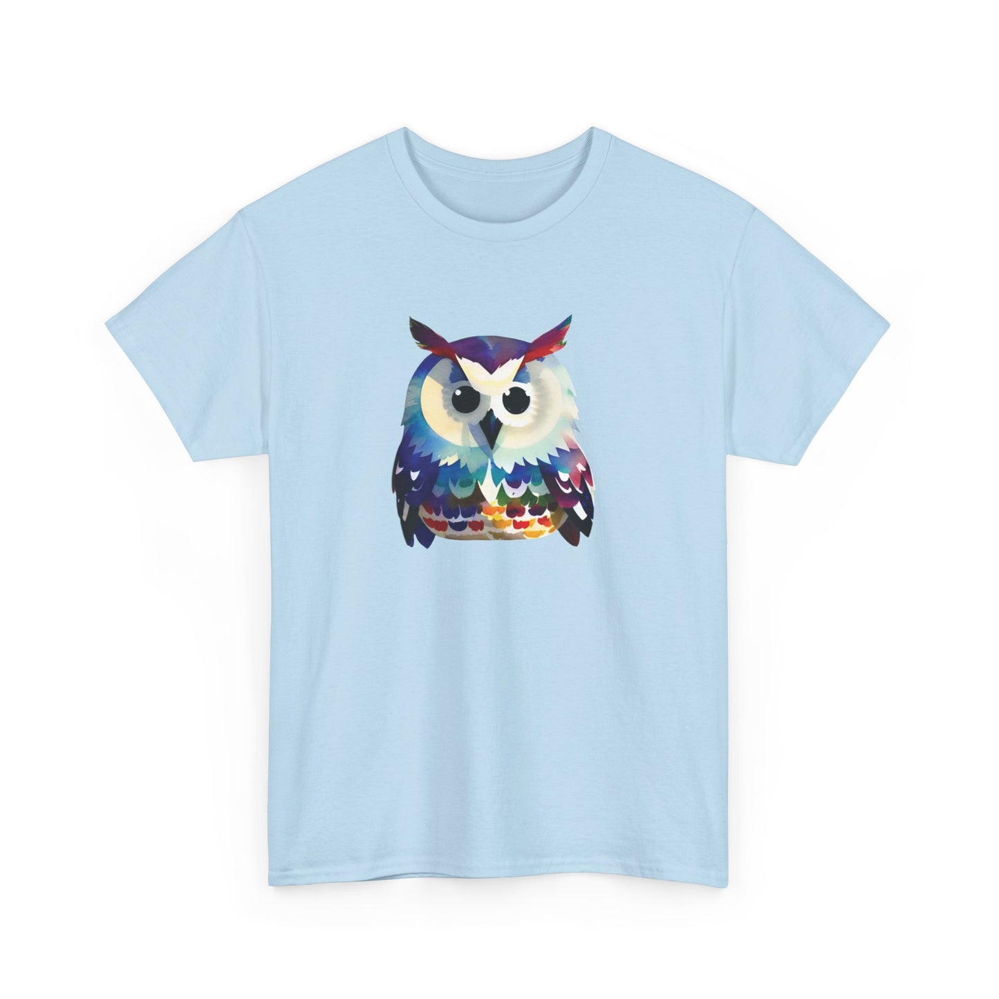 Watercolor Owl Short Sleeve Tee