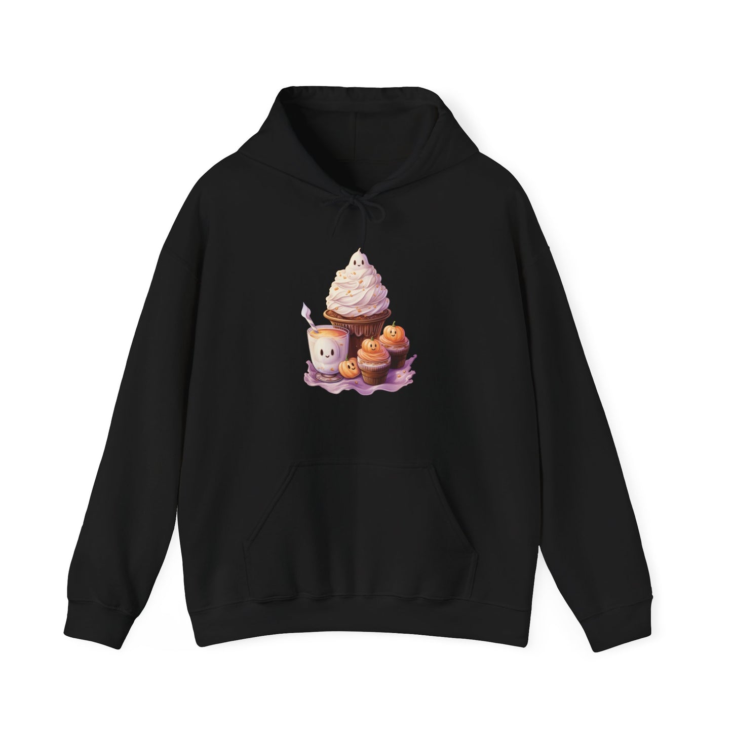 Cute Halloween Cupcakes Hooded Sweatshirt