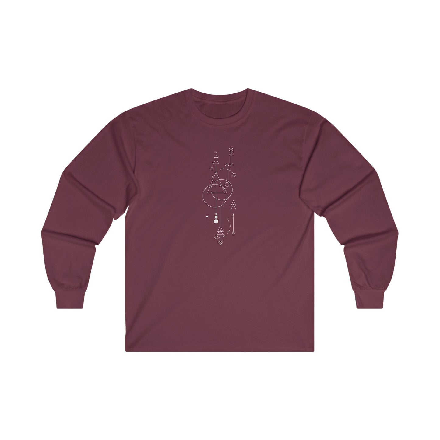 Linear Abstract Long Sleeve Tee