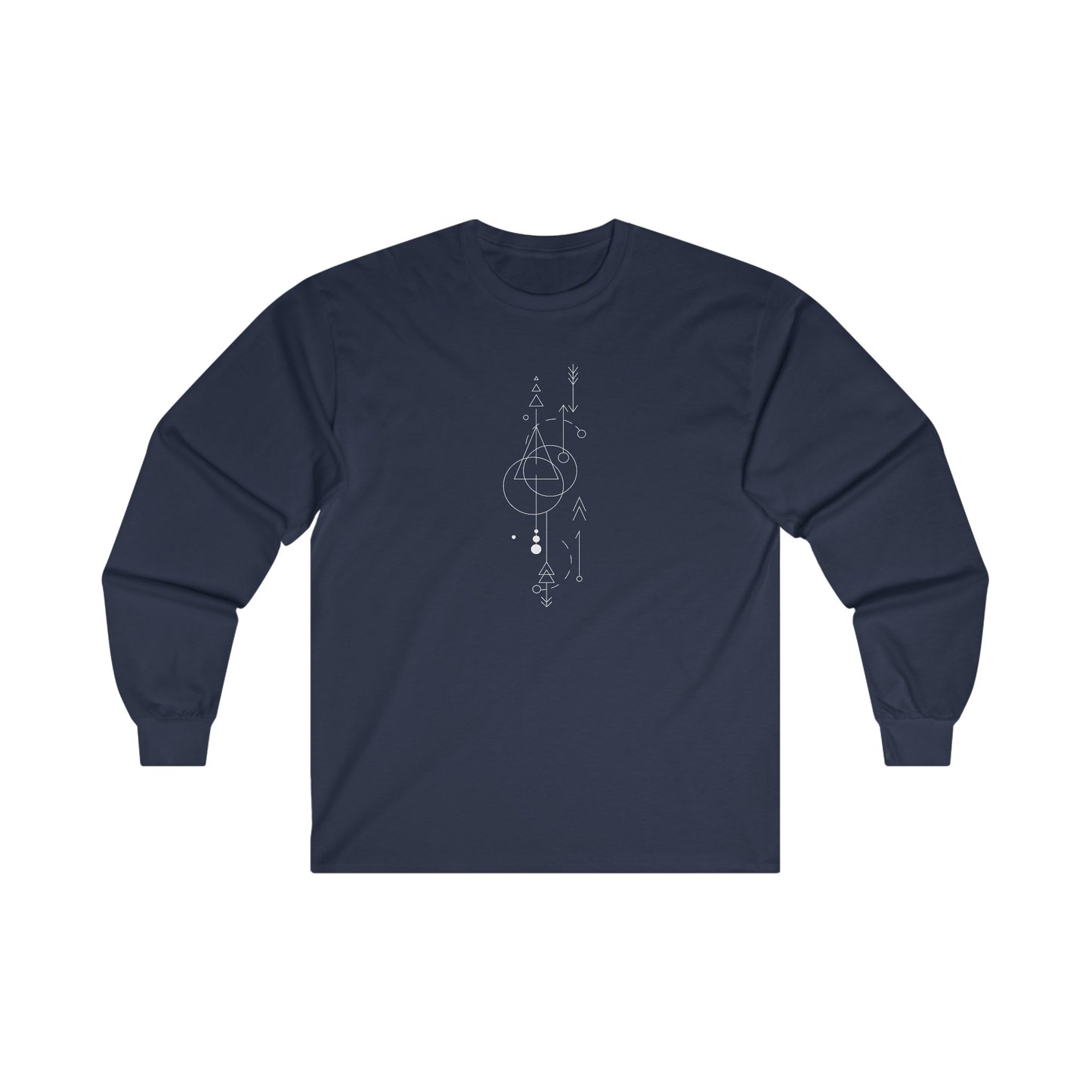 Linear Abstract Long Sleeve Tee
