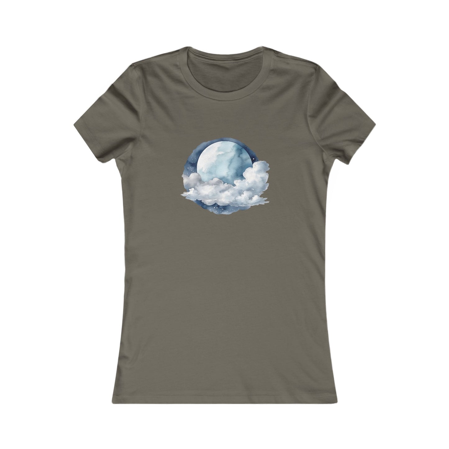 Cloud and Moons Fitted Tee