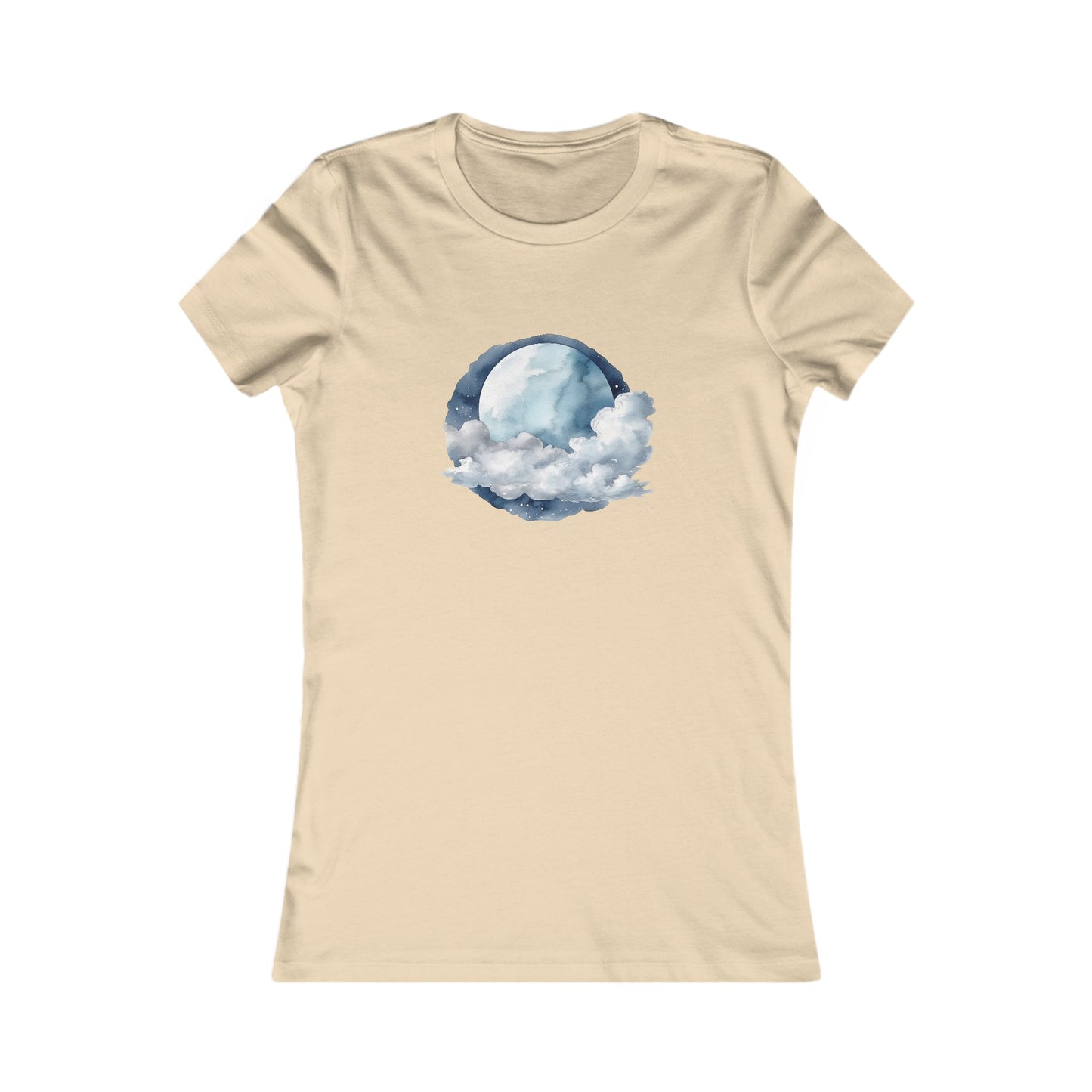 Cloud and Moons Fitted Tee