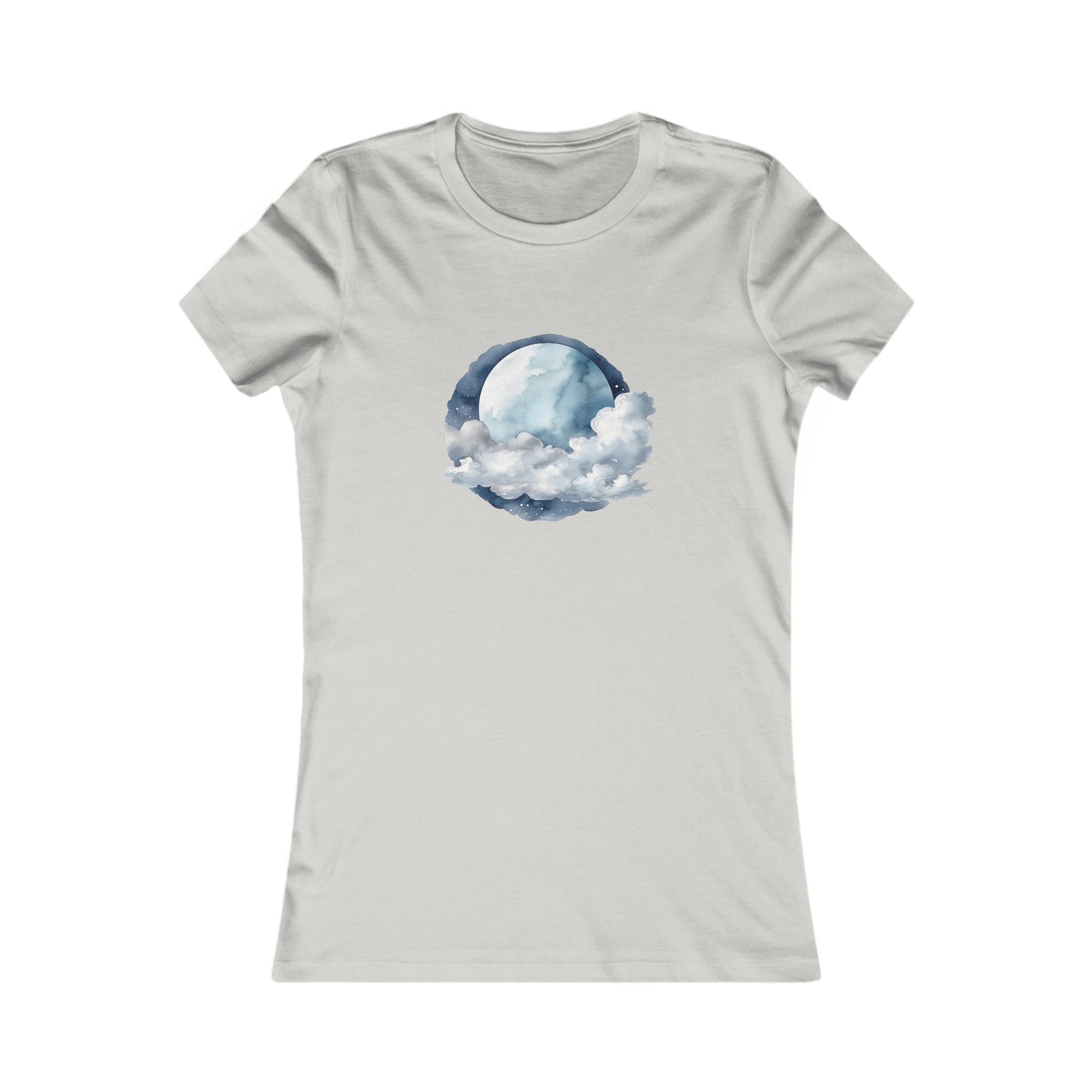 Cloud and Moons Fitted Tee