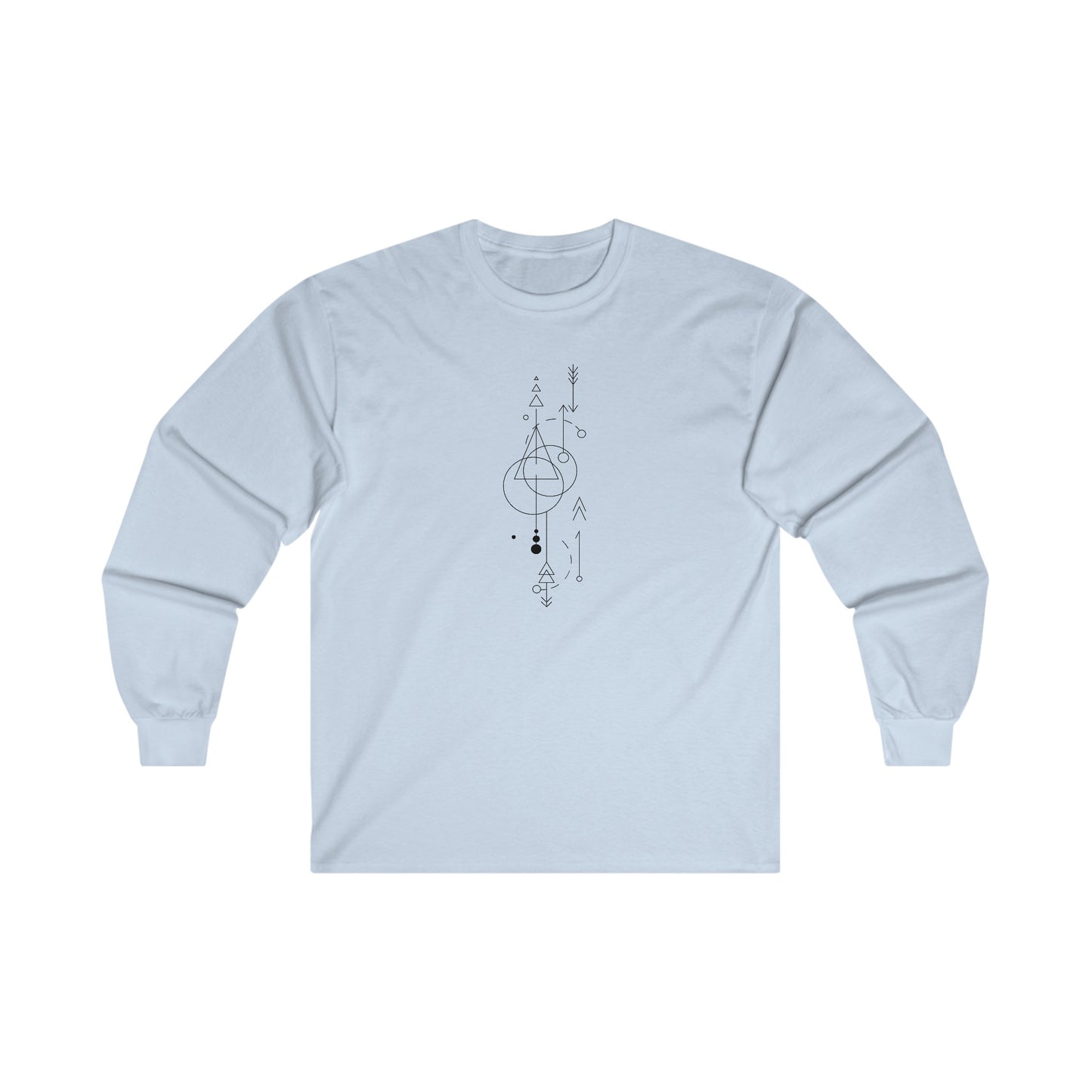 Linear Abstract Long Sleeve Tee