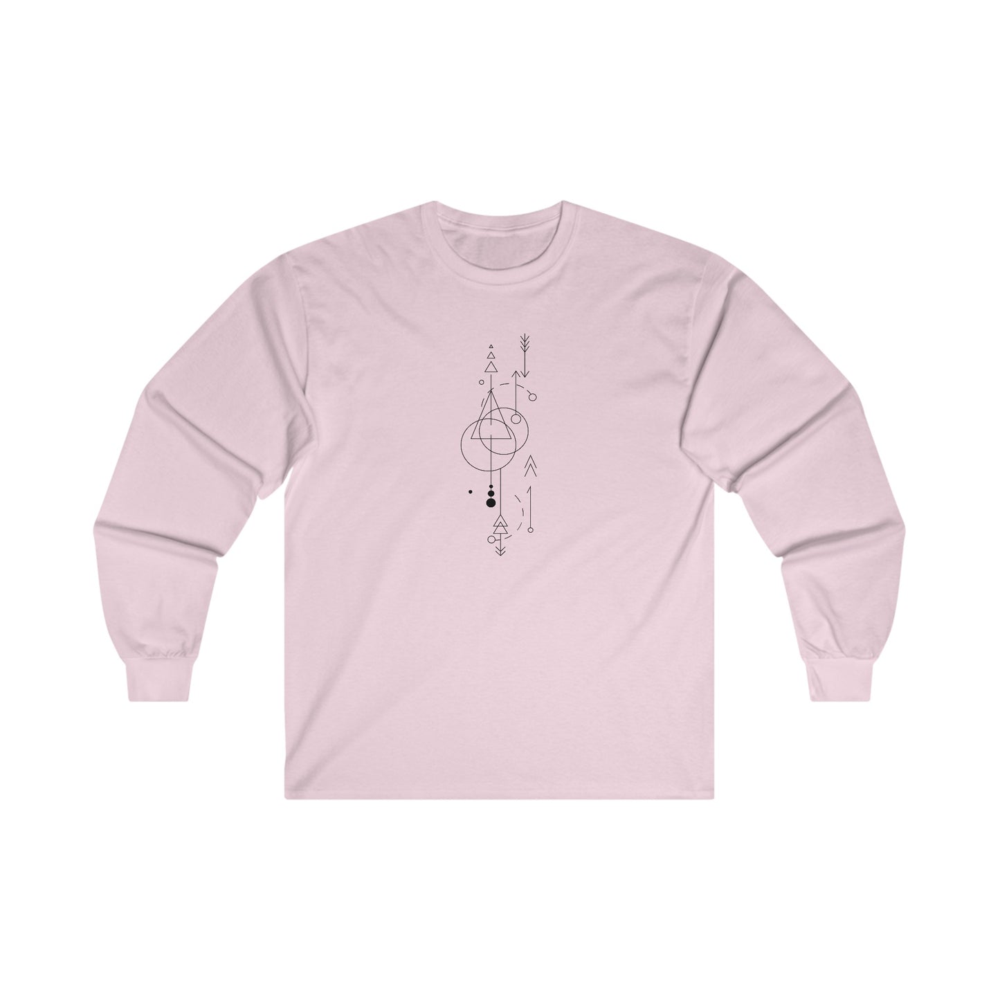 Linear Abstract Long Sleeve Tee