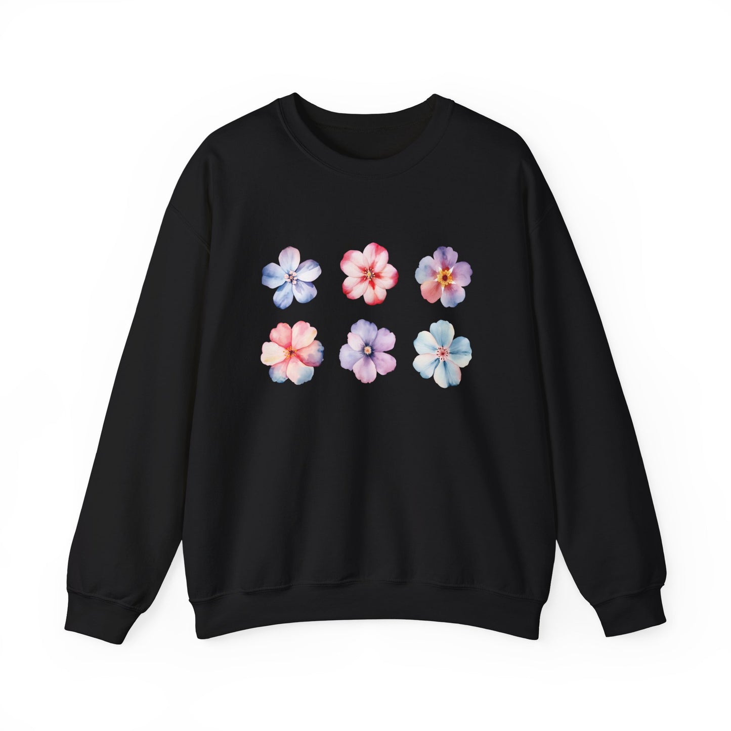 Watercolor Flowers Set Sweatshirt