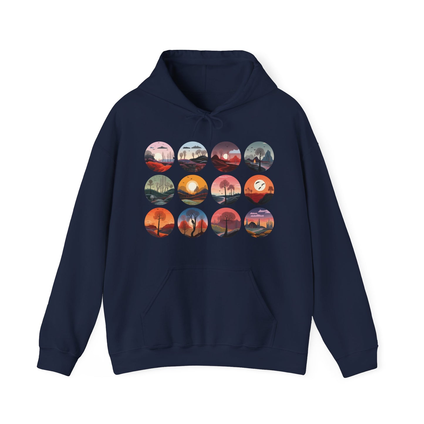 Landscapes Set Hooded Sweatshirt