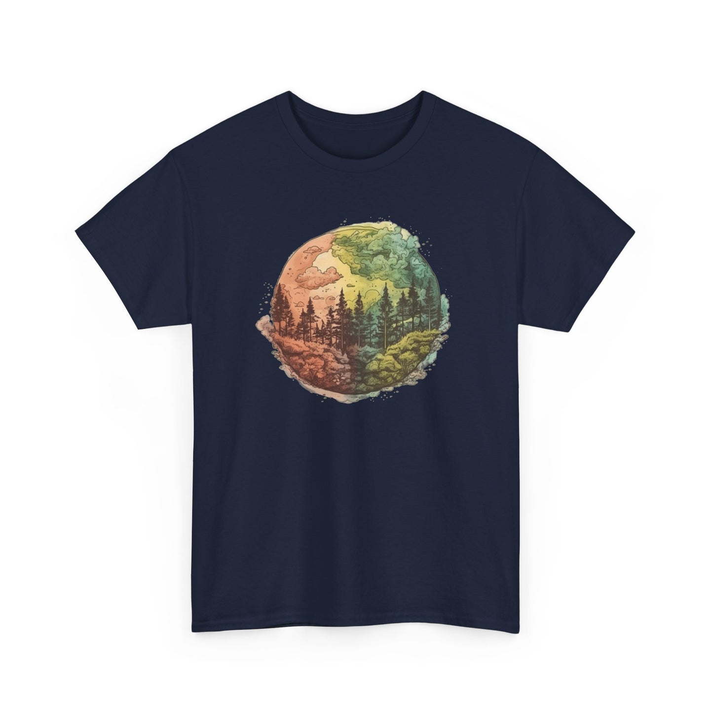 Watercolor Forest Short Sleeve Tee