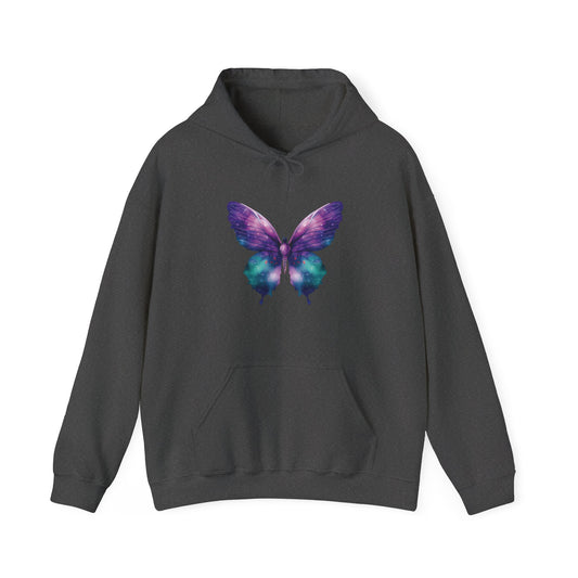 Cosmic Butterfly Hooded Sweatshirt