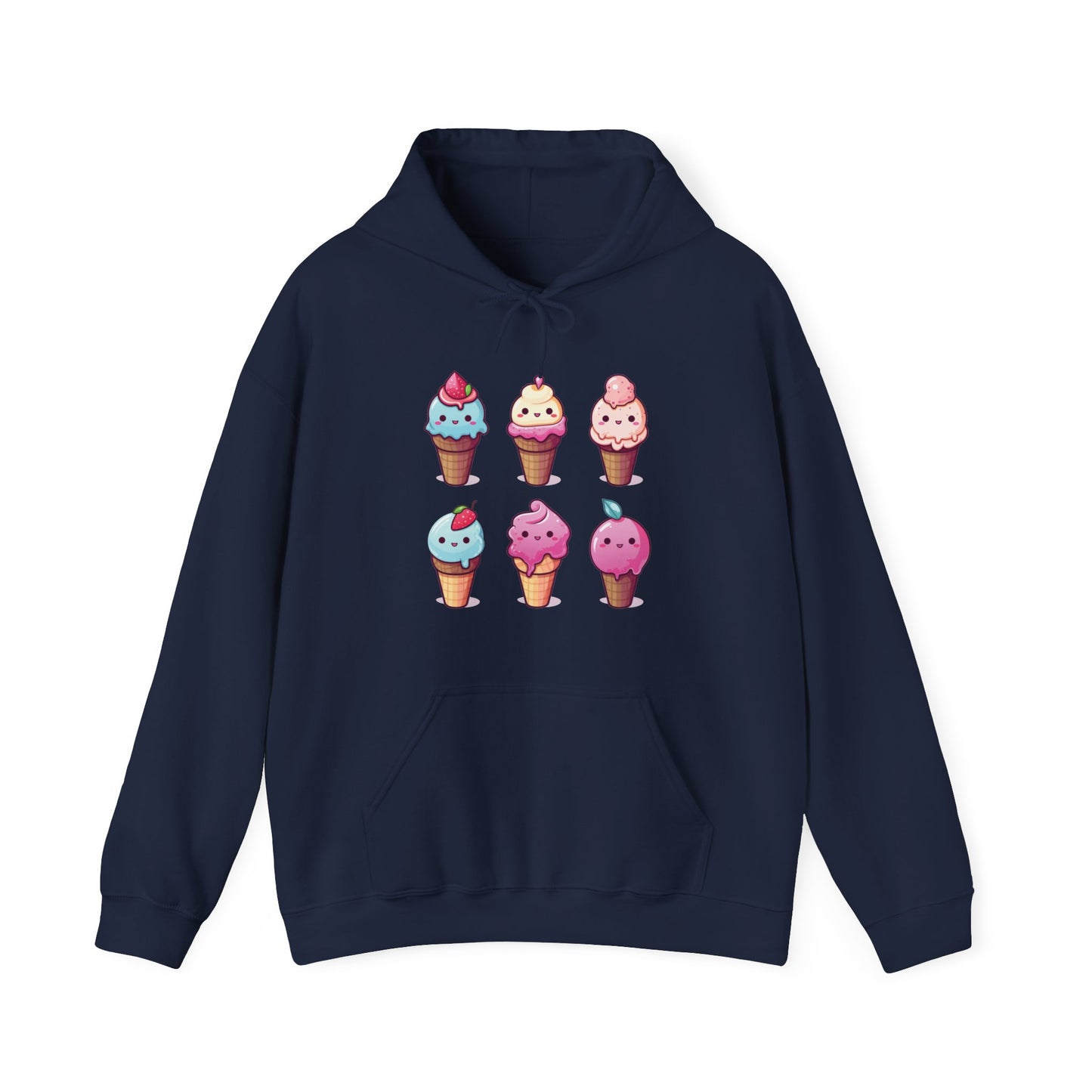 Ice Cream Set Hooded Sweatshirt