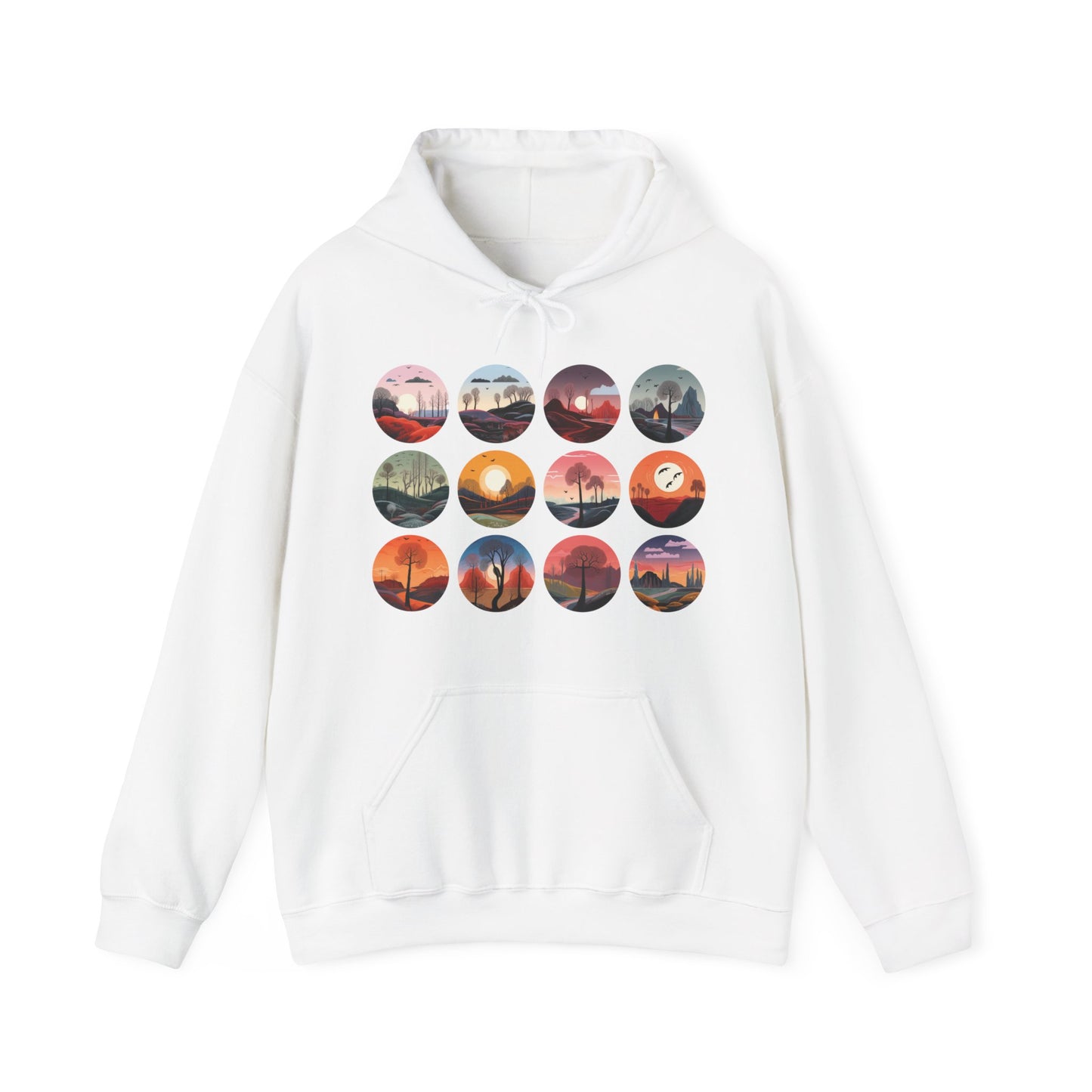 Landscapes Set Hooded Sweatshirt