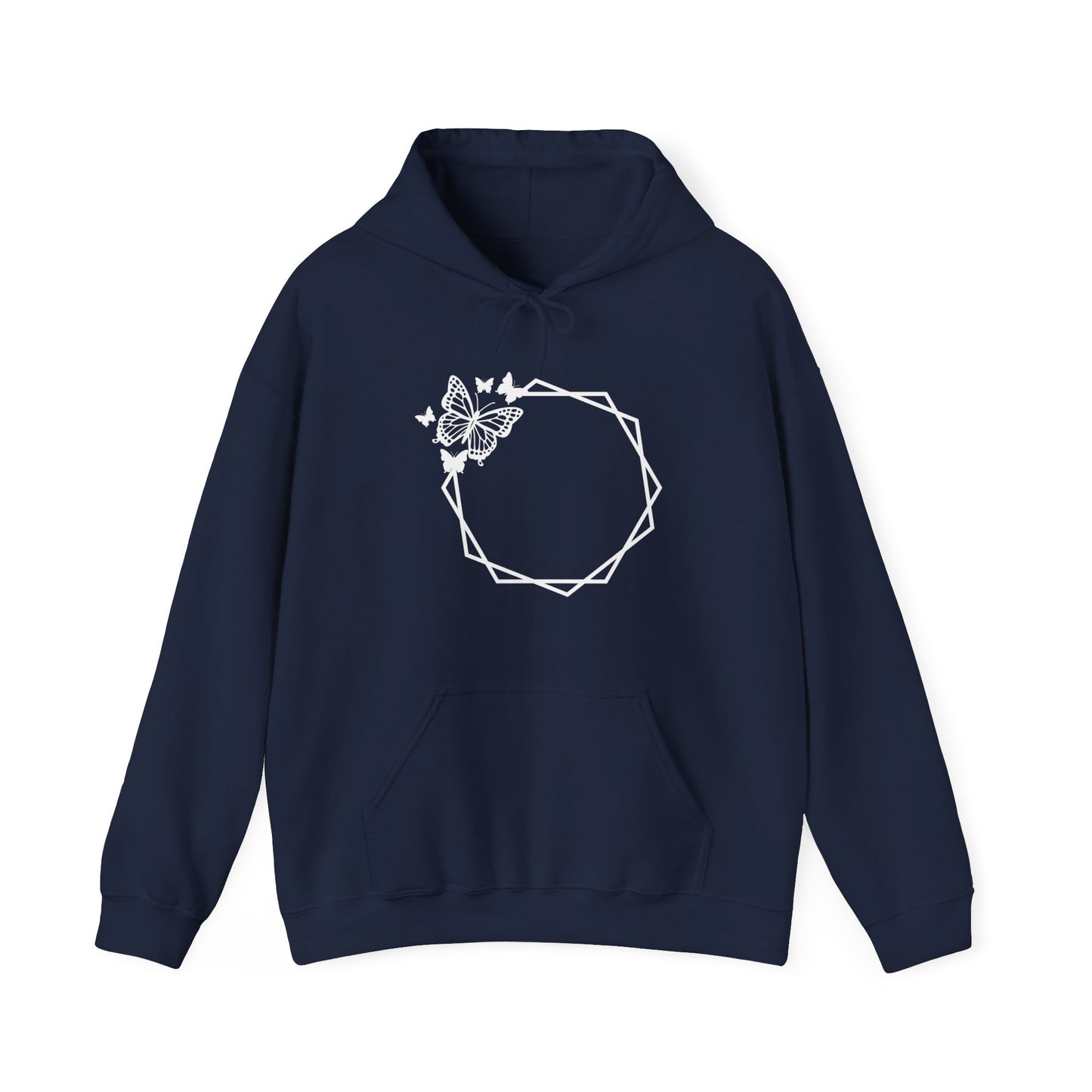Butterfly Circle Hooded Sweatshirt