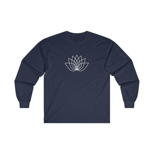 Abstract Lotus Long Sleeve Tee