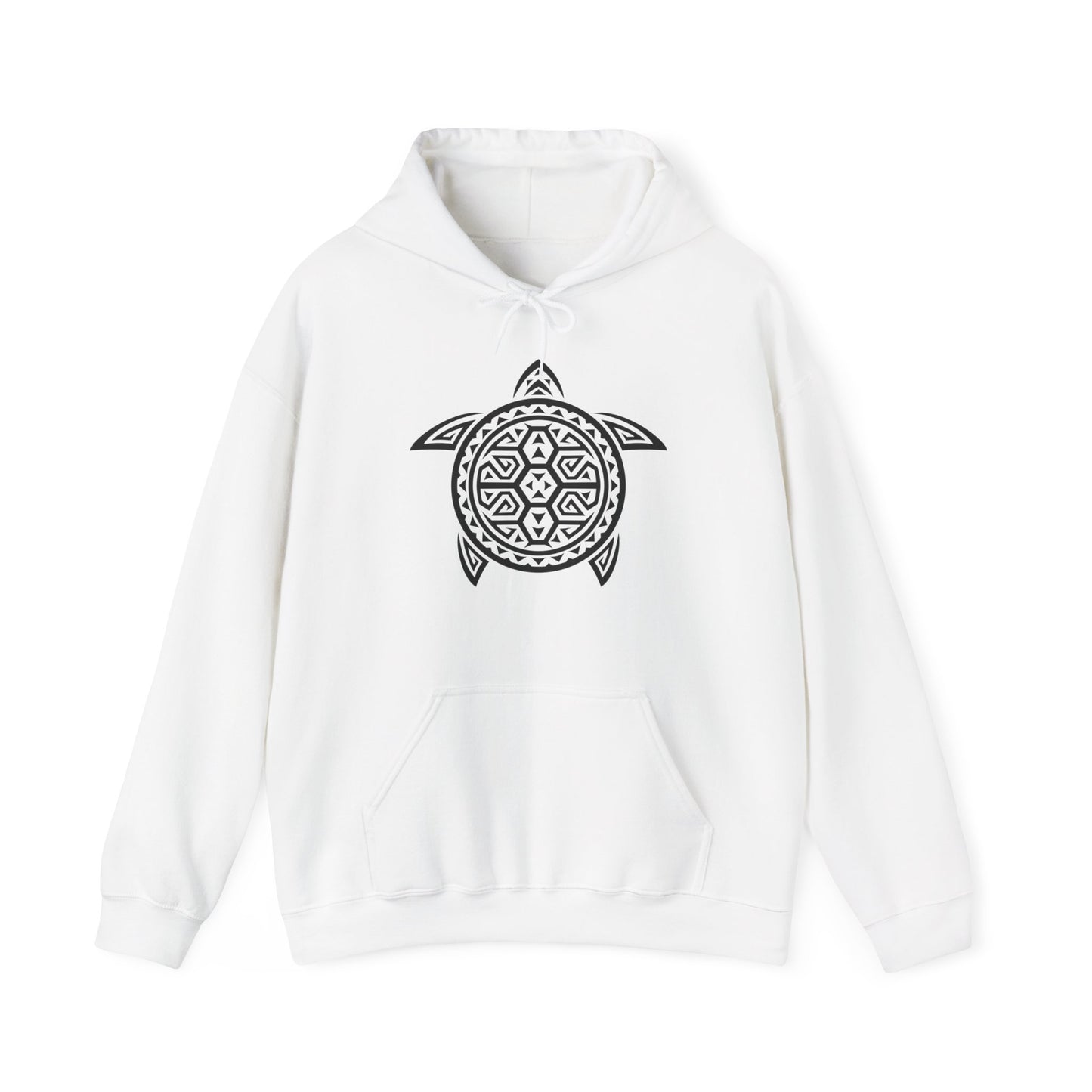 Abstract Turtle Hooded Sweatshirt
