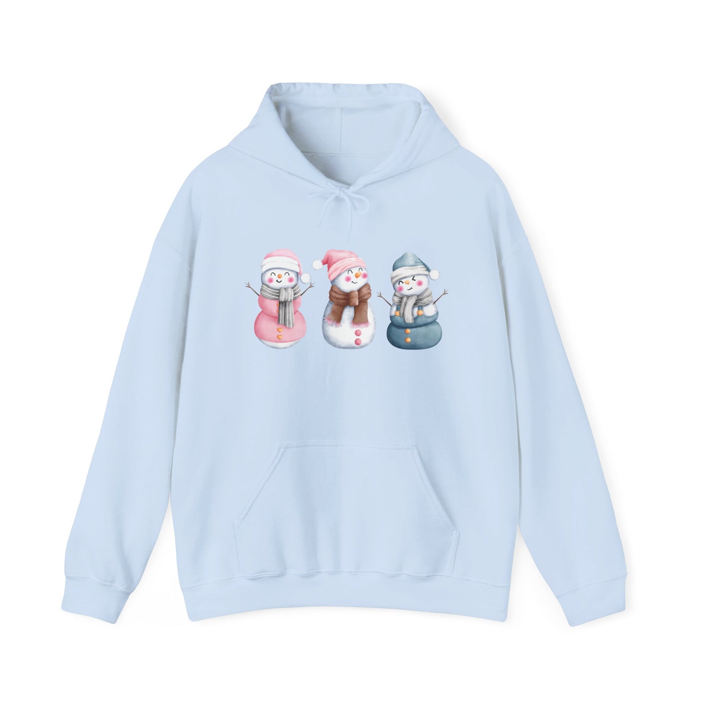 Snowman Set Hooded Sweatshirt