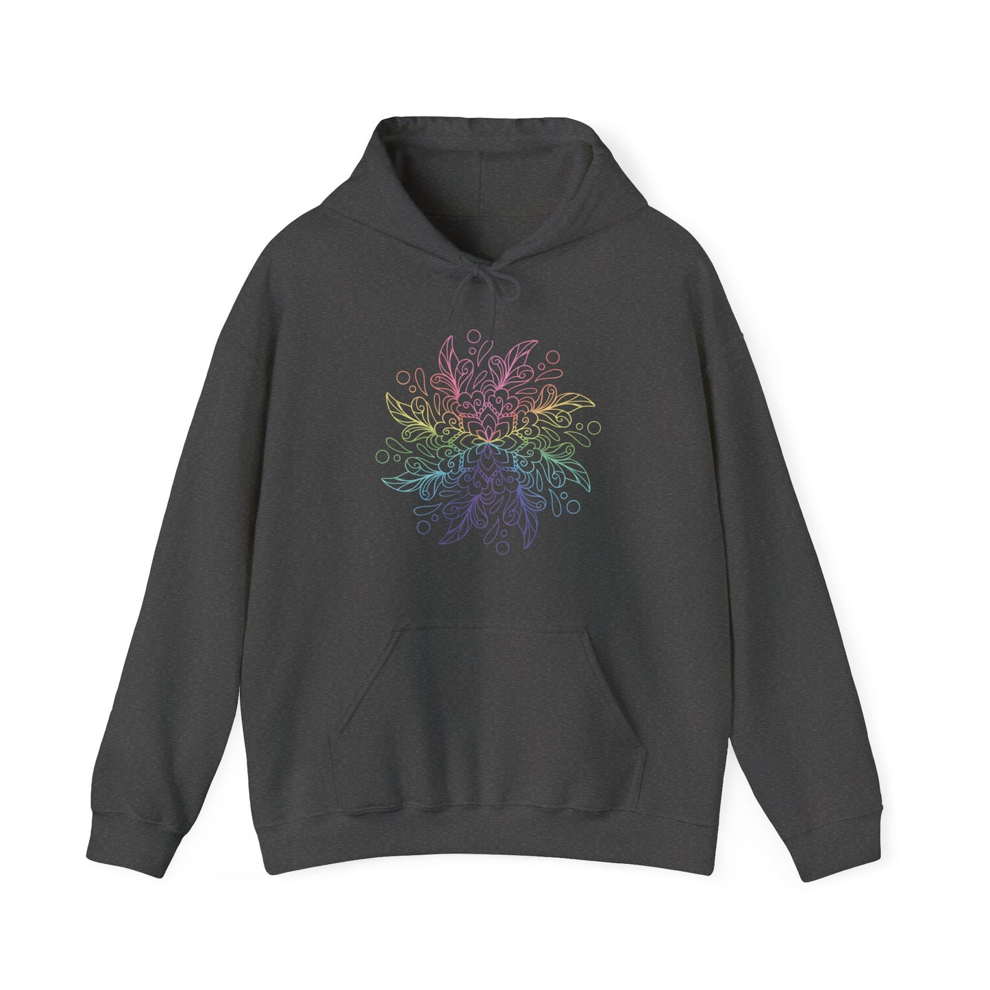 Colorful Mandala Hooded Sweatshirt (038)