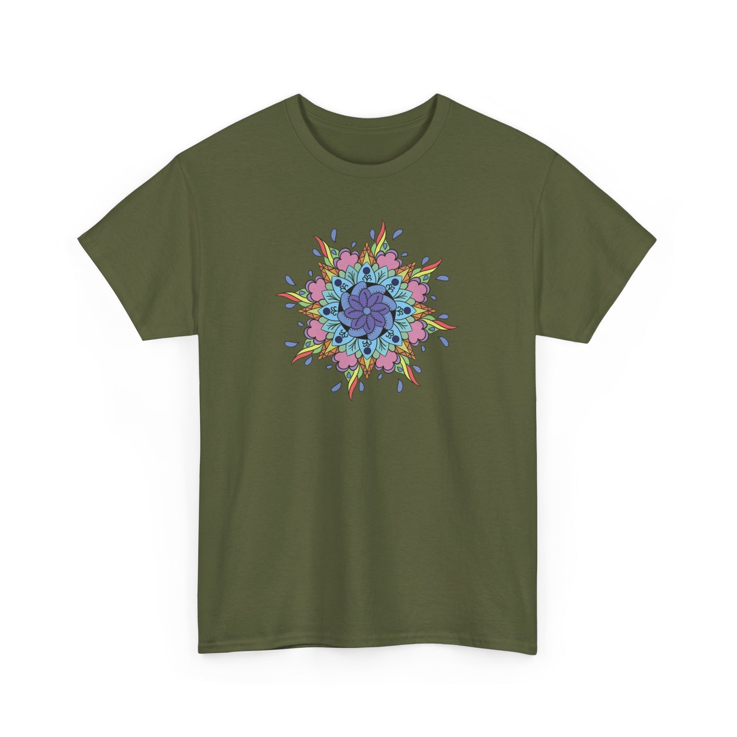 Colorful Mandala Short Sleeve Tee (030)