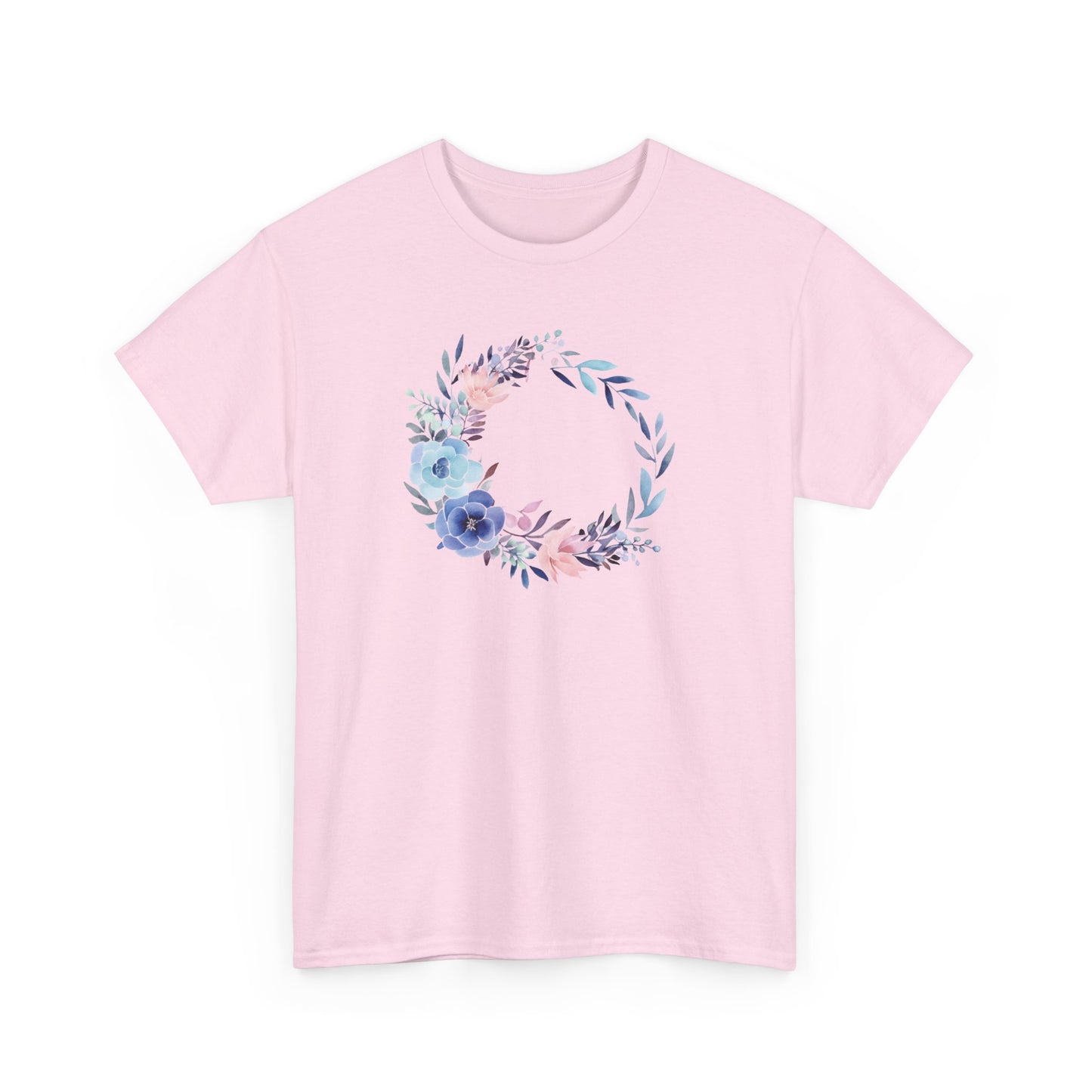 Watercolor Flower CircleShort Sleeve Tee