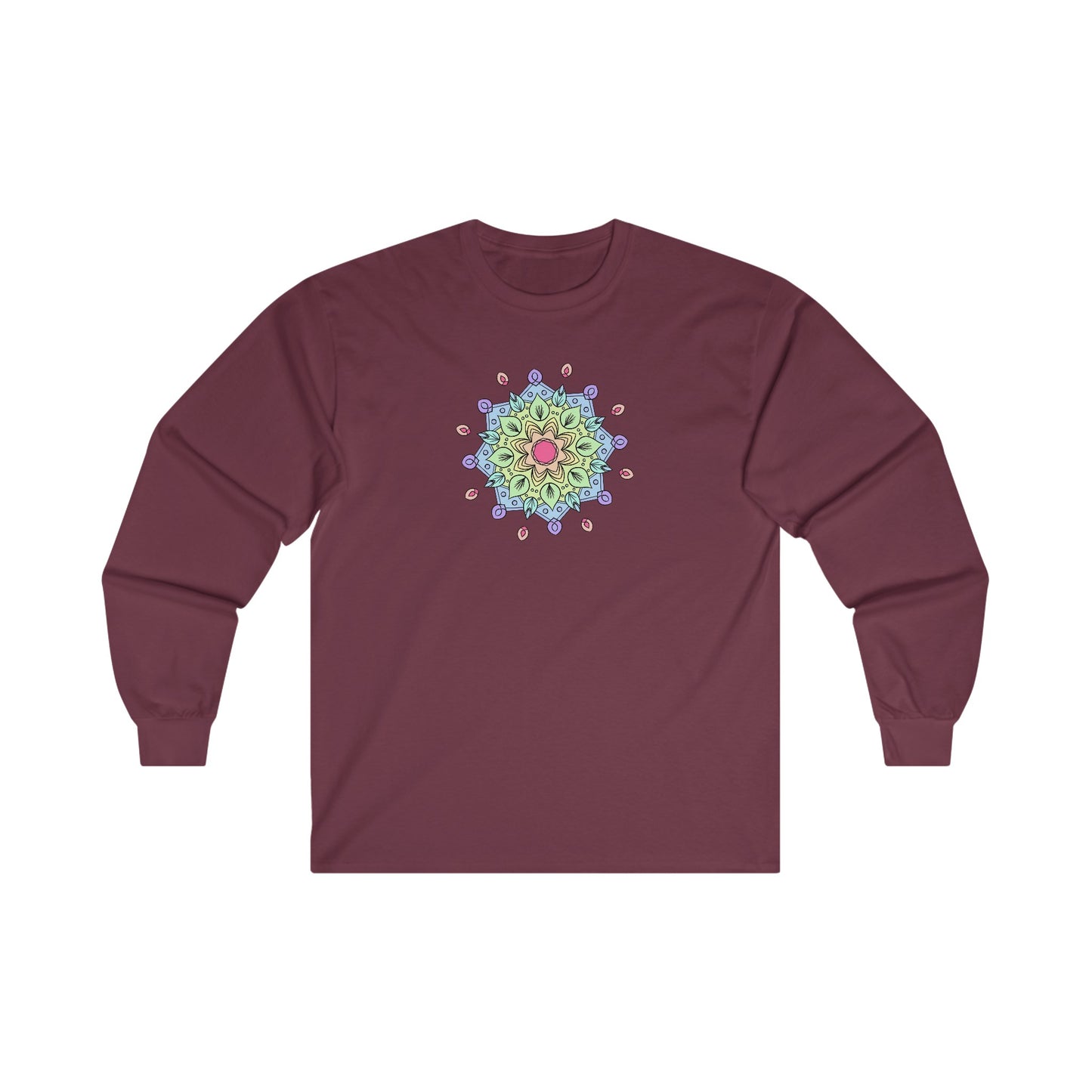 Colorful Mandala Long Sleeve Tee (009)