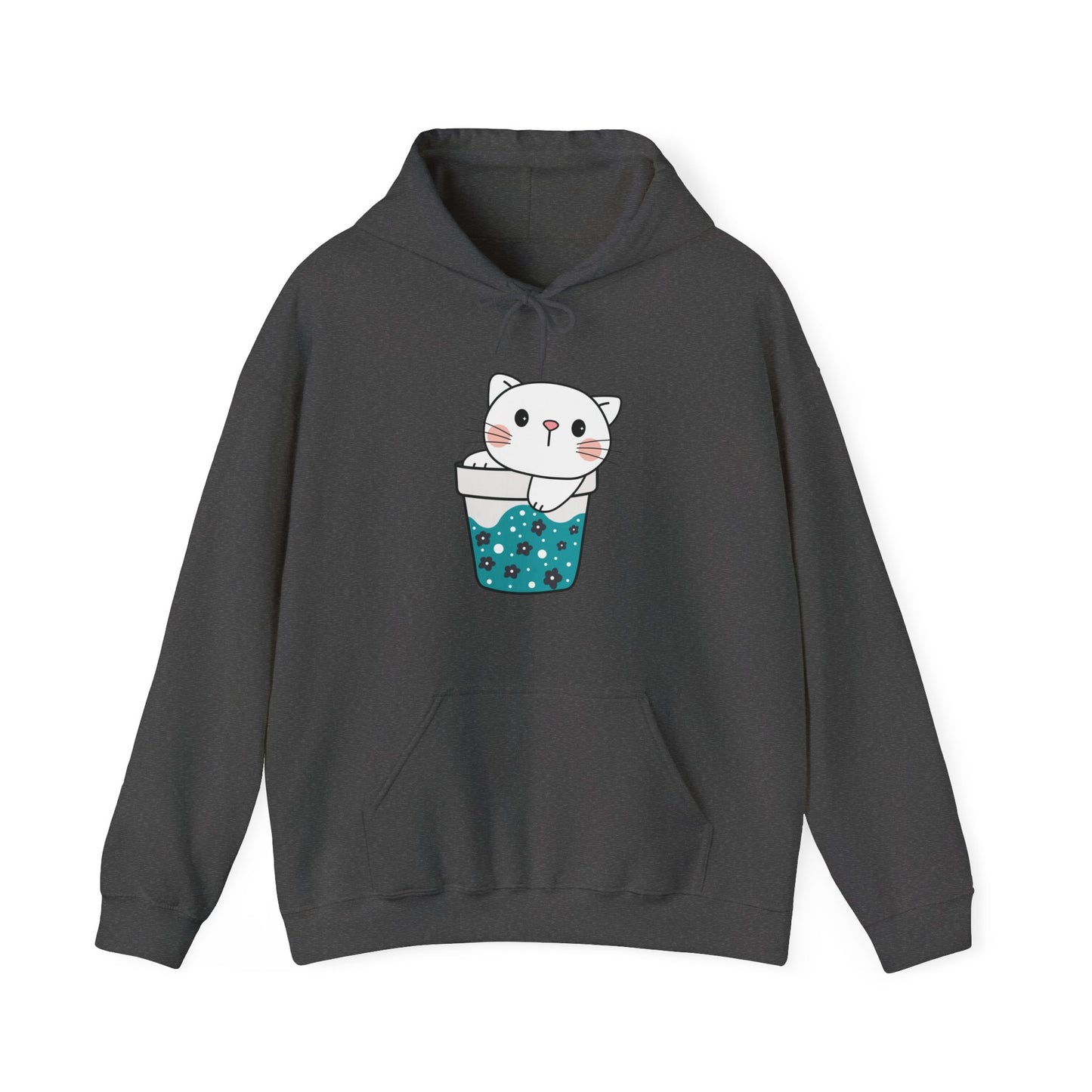 Cute Cat Cup Hooded Sweatshirt