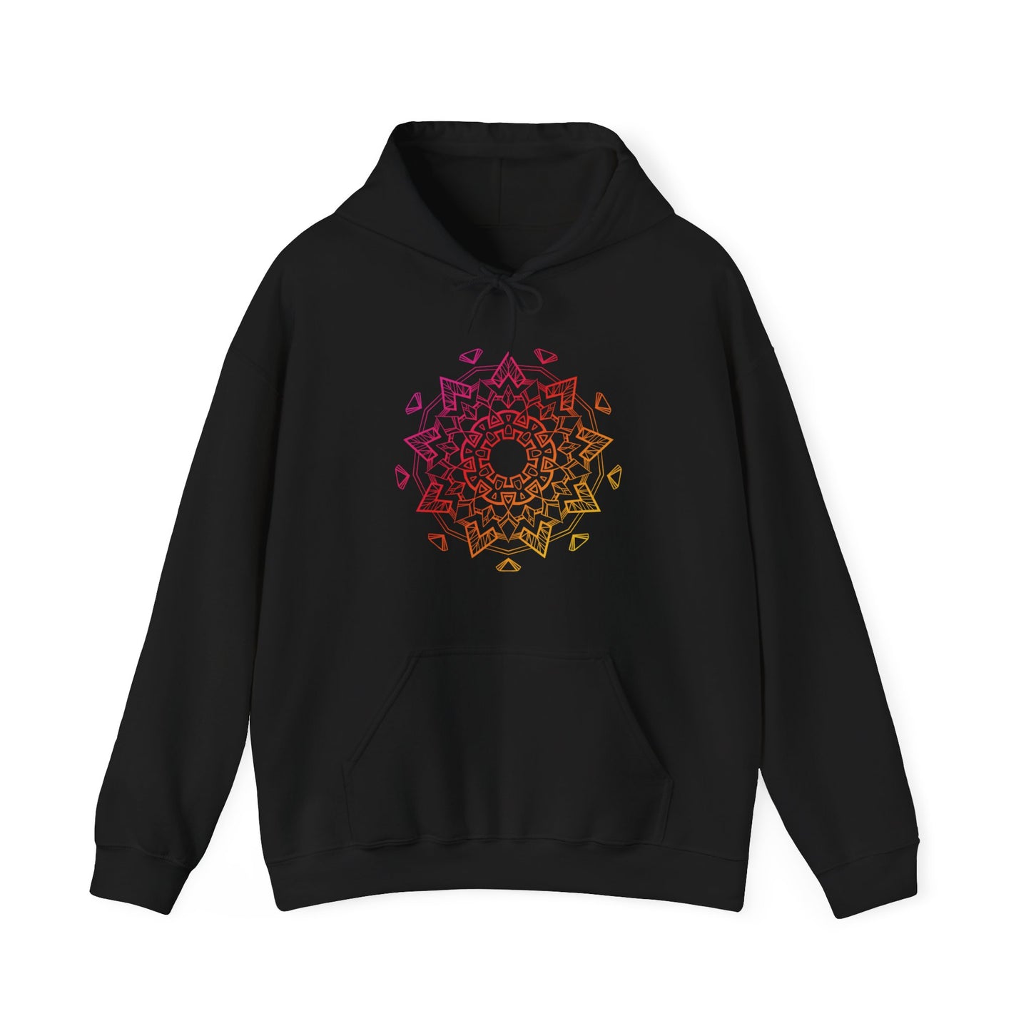 Colorful Mandala Hooded Sweatshirt (006)