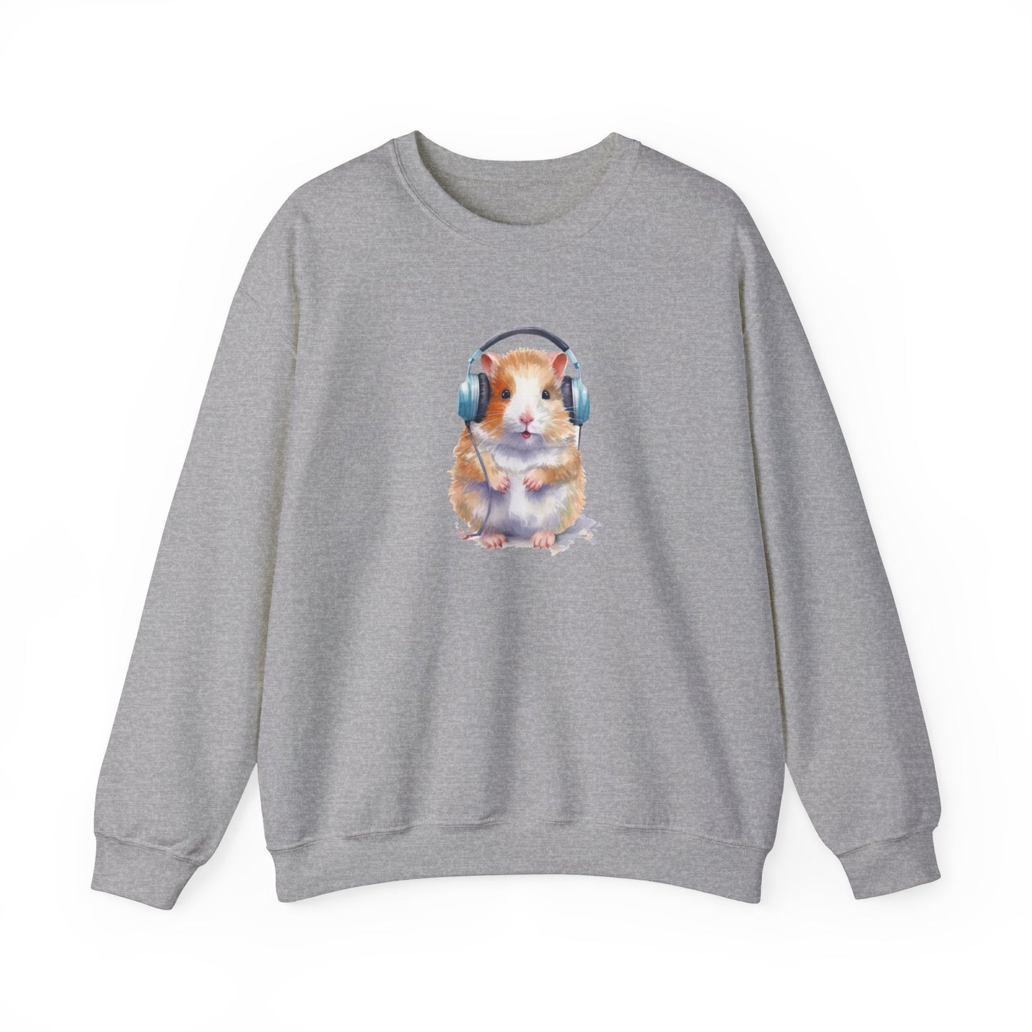 Hamster with Headphones Sweatshirt