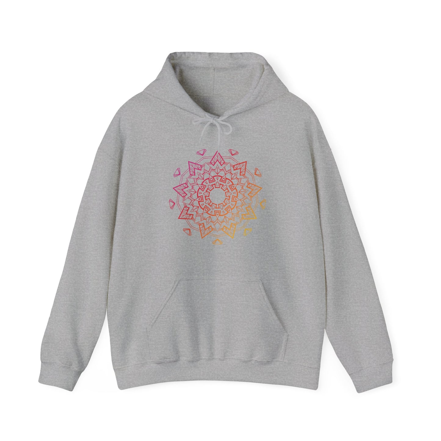 Colorful Mandala Hooded Sweatshirt (006)