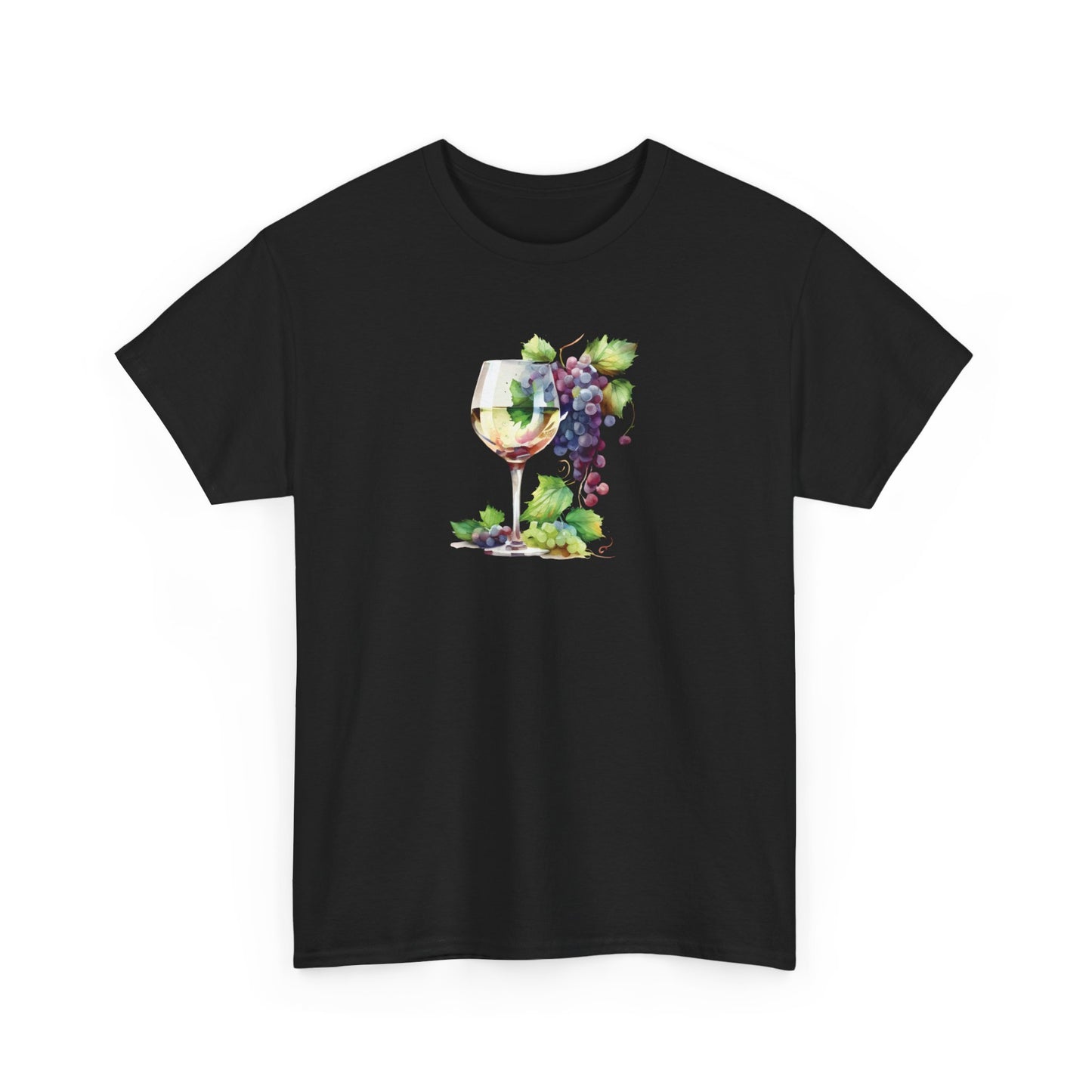 Watercolor White Wine Short Sleeve Tee