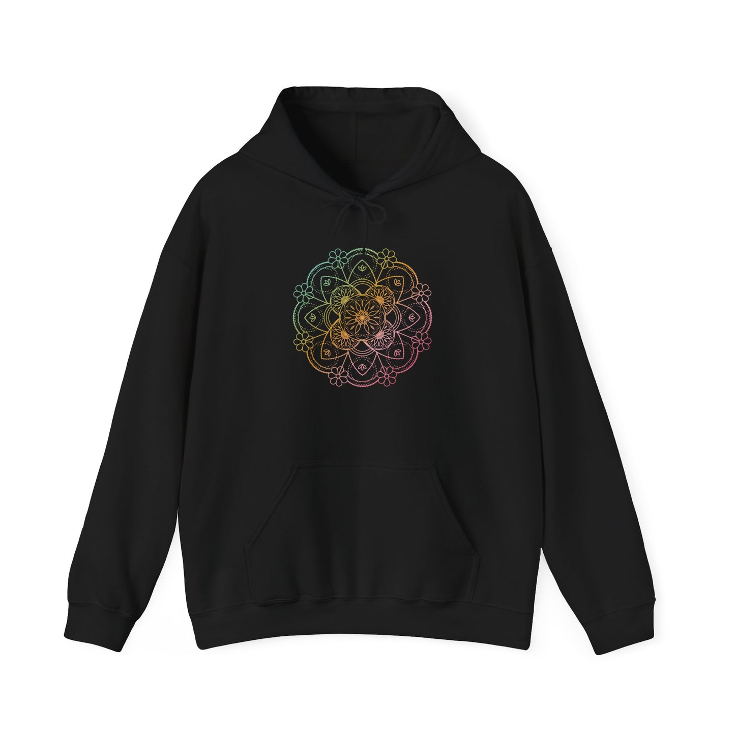 Colorful Mandala Hooded Sweatshirt (041)