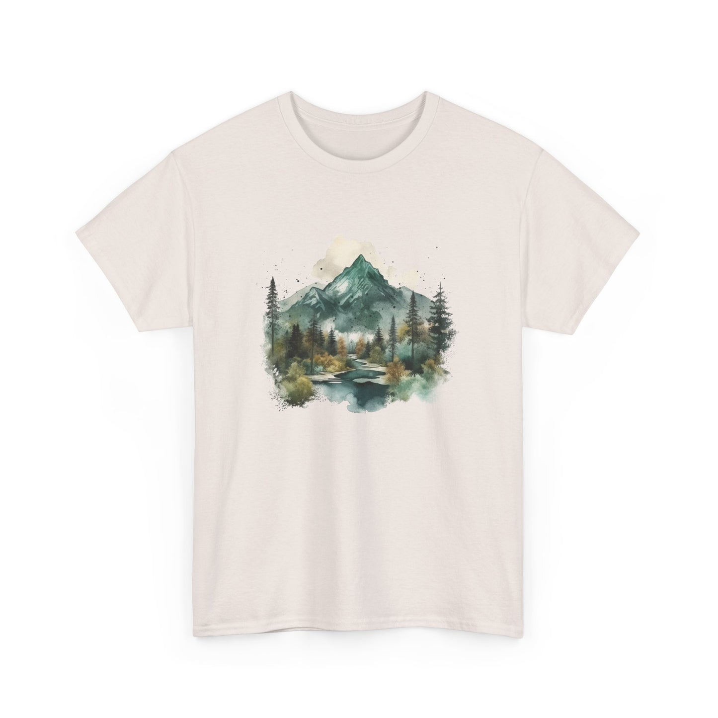 Watercolor Mountains Short Sleeve Tee