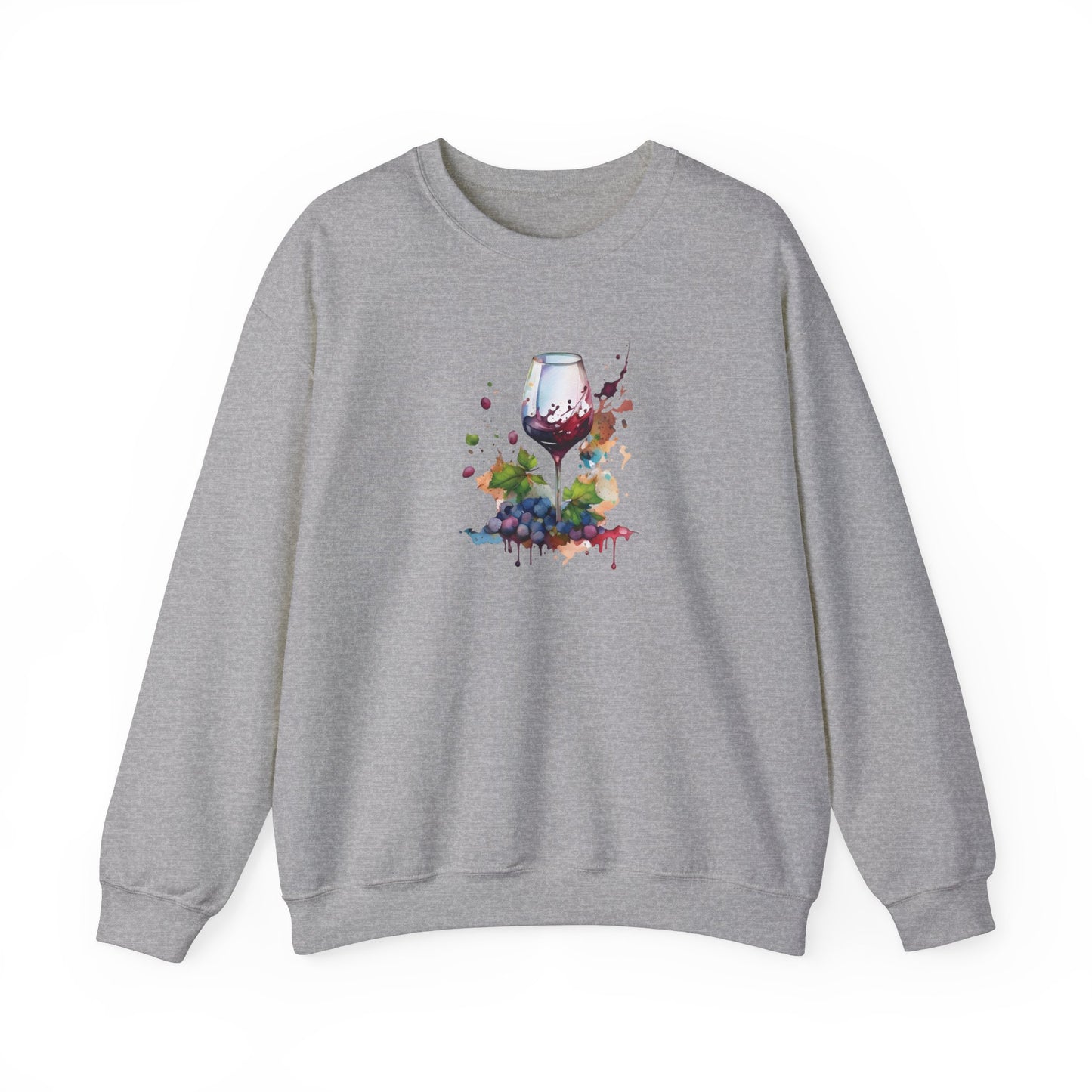 Watercolor Red Wine Sweatshirt