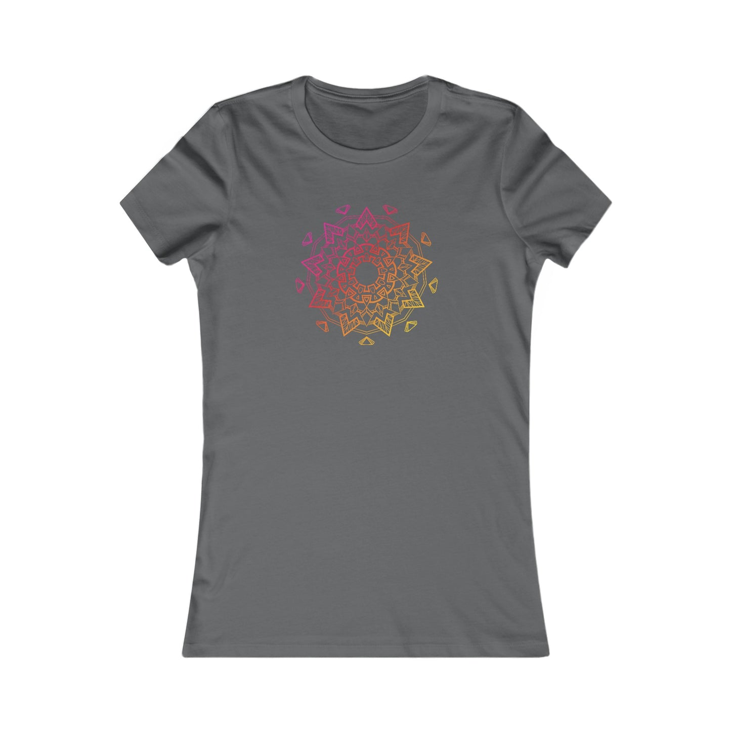 Colorful Mandala Fitted Tee (006)