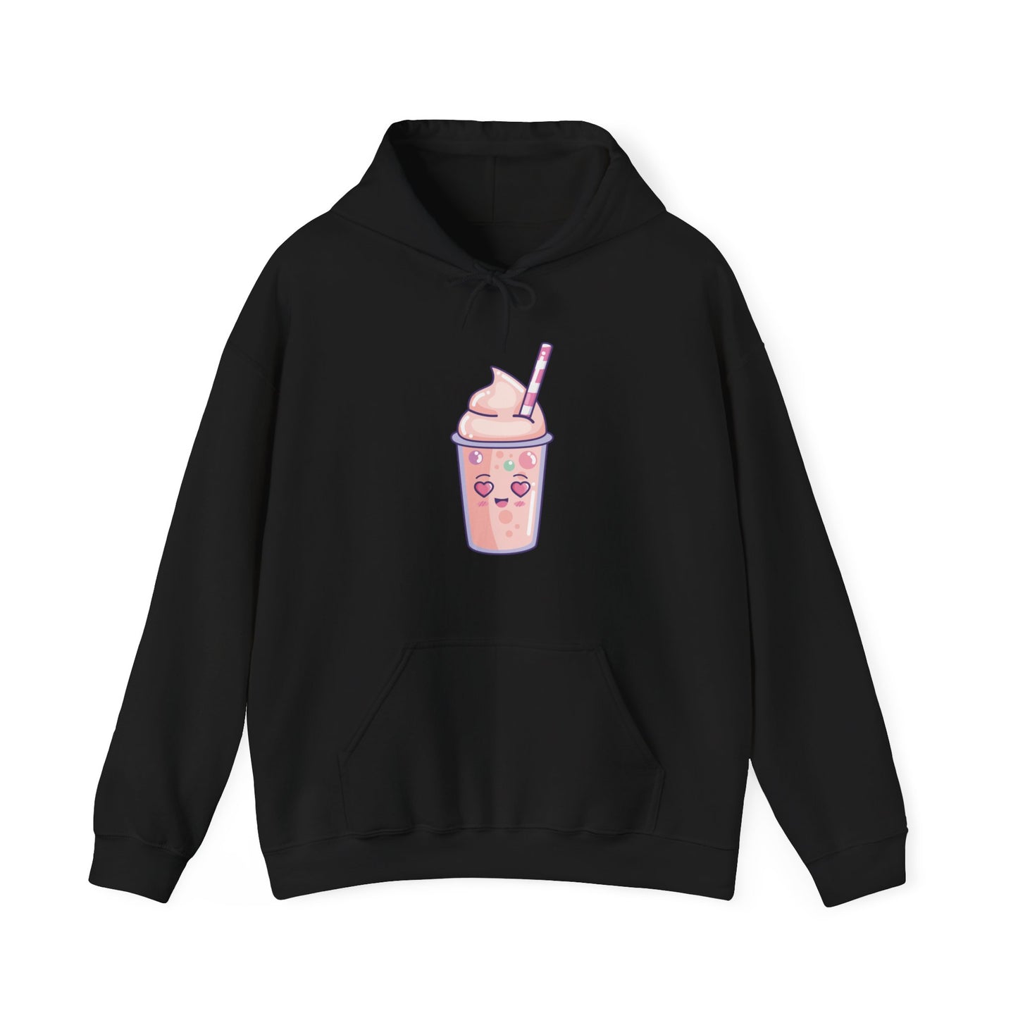 Cute Pink Milkshake Hooded Sweatshirt