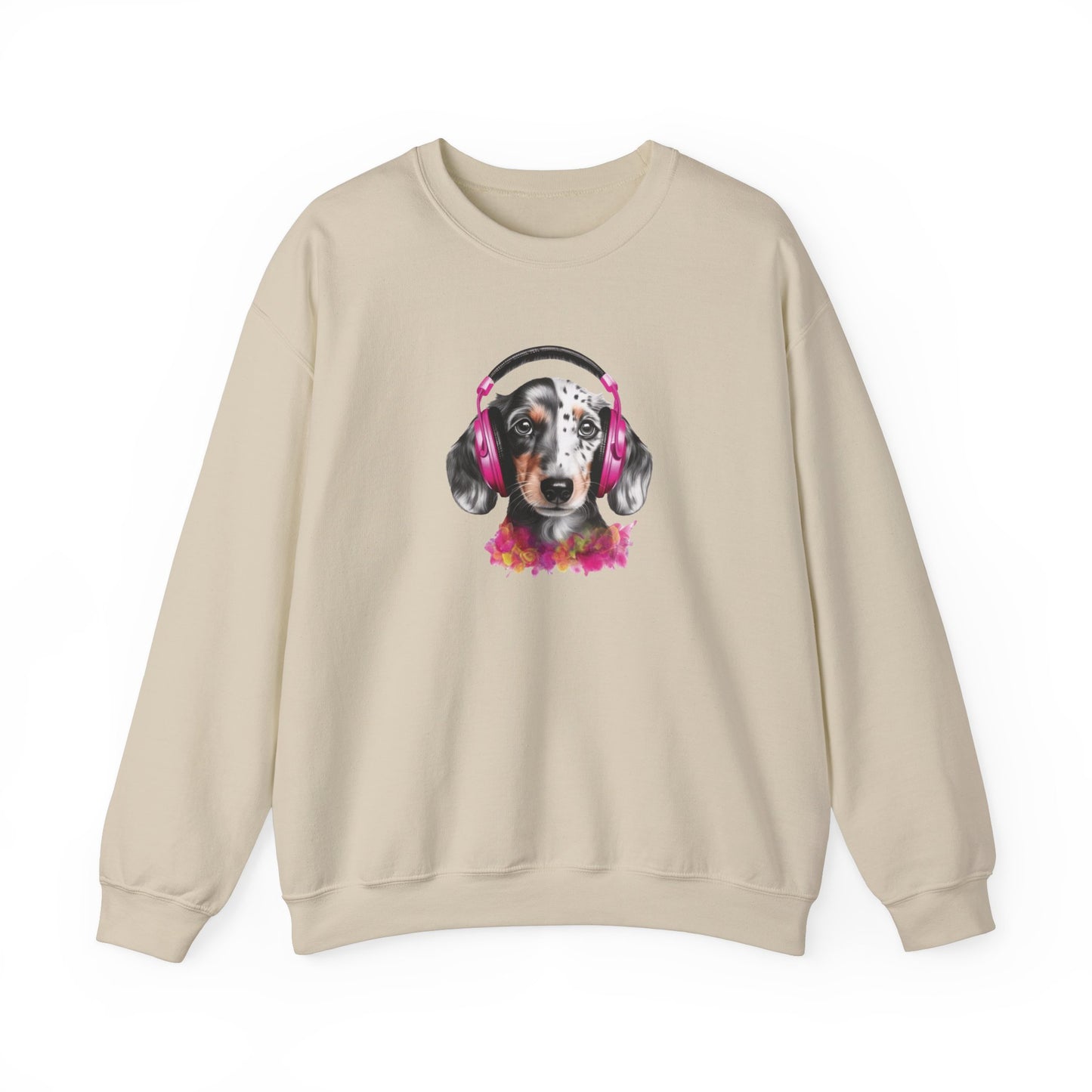 Dog with Headphones Sweatshirt