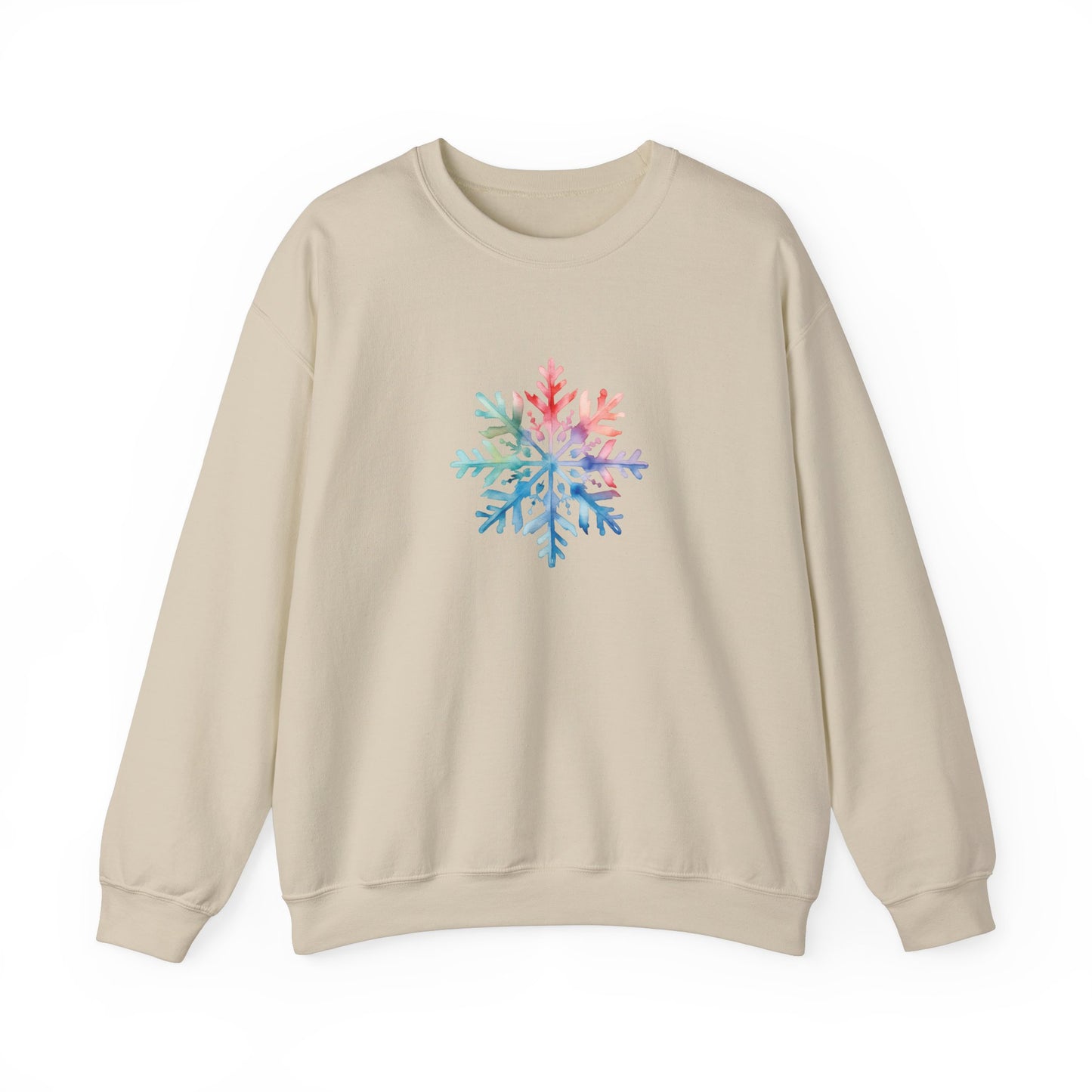 Watercolor Snowflake Sweatshirt