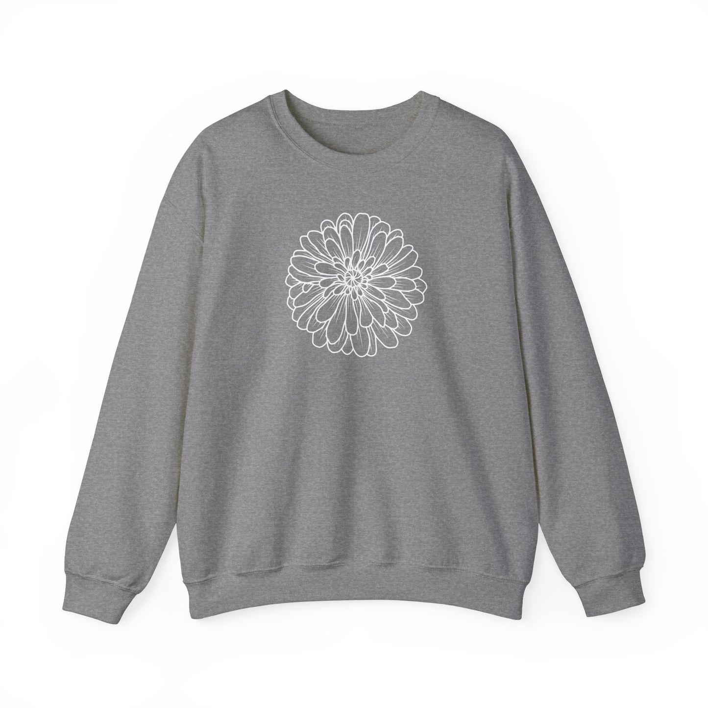 Flower Outline Sweatshirt