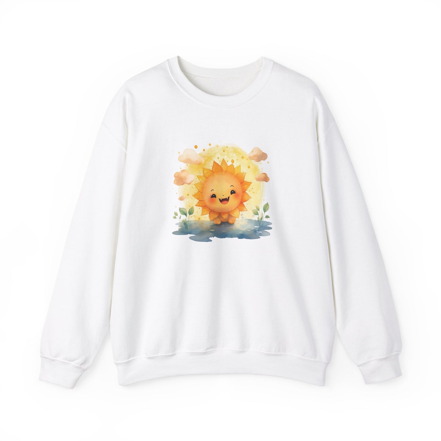 Cute Watercolor Sun Sweatshirt