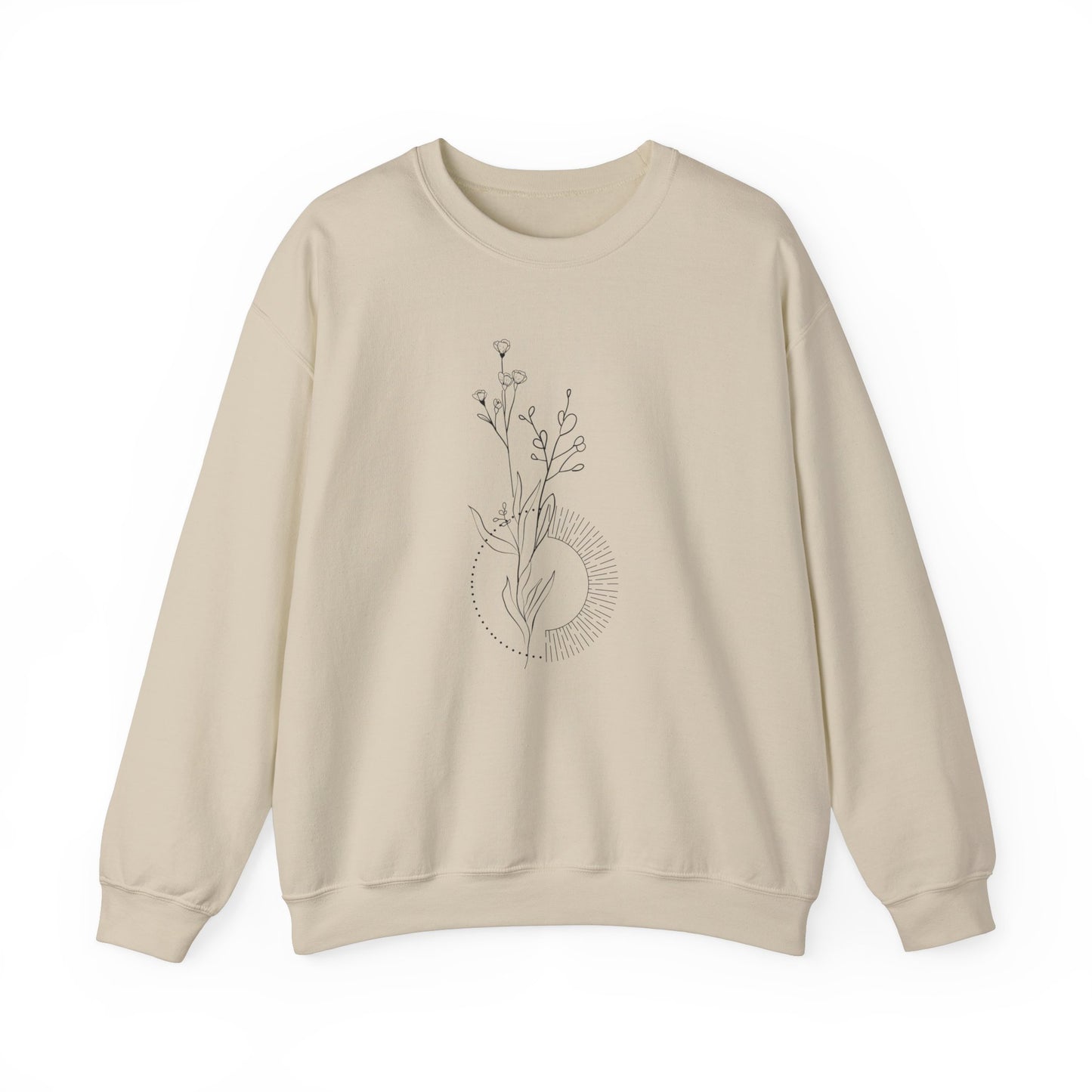 Flower and Circle Sweatshirt