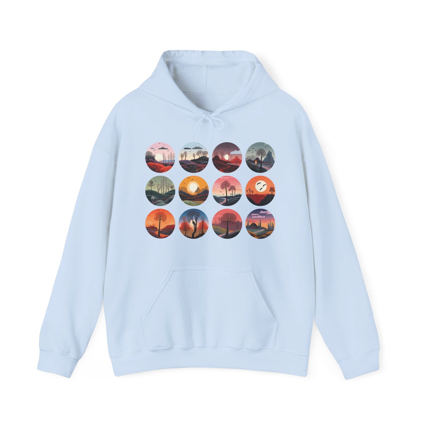 Landscapes Set Hooded Sweatshirt
