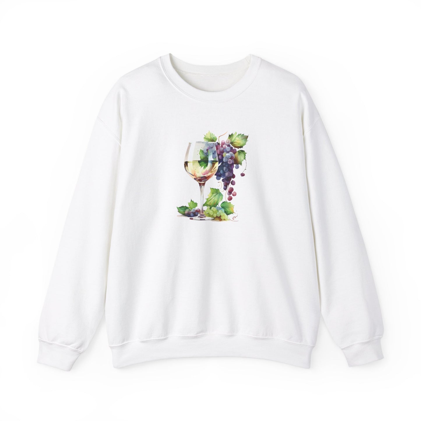 Watercolor White Wine Sweatshirt