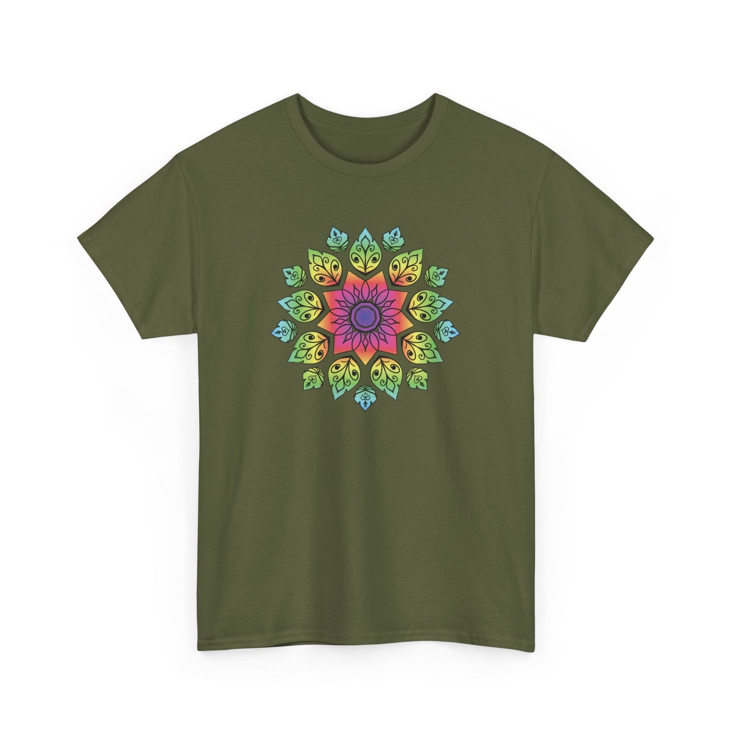 Colorful Mandala Short Sleeve Tee (004)