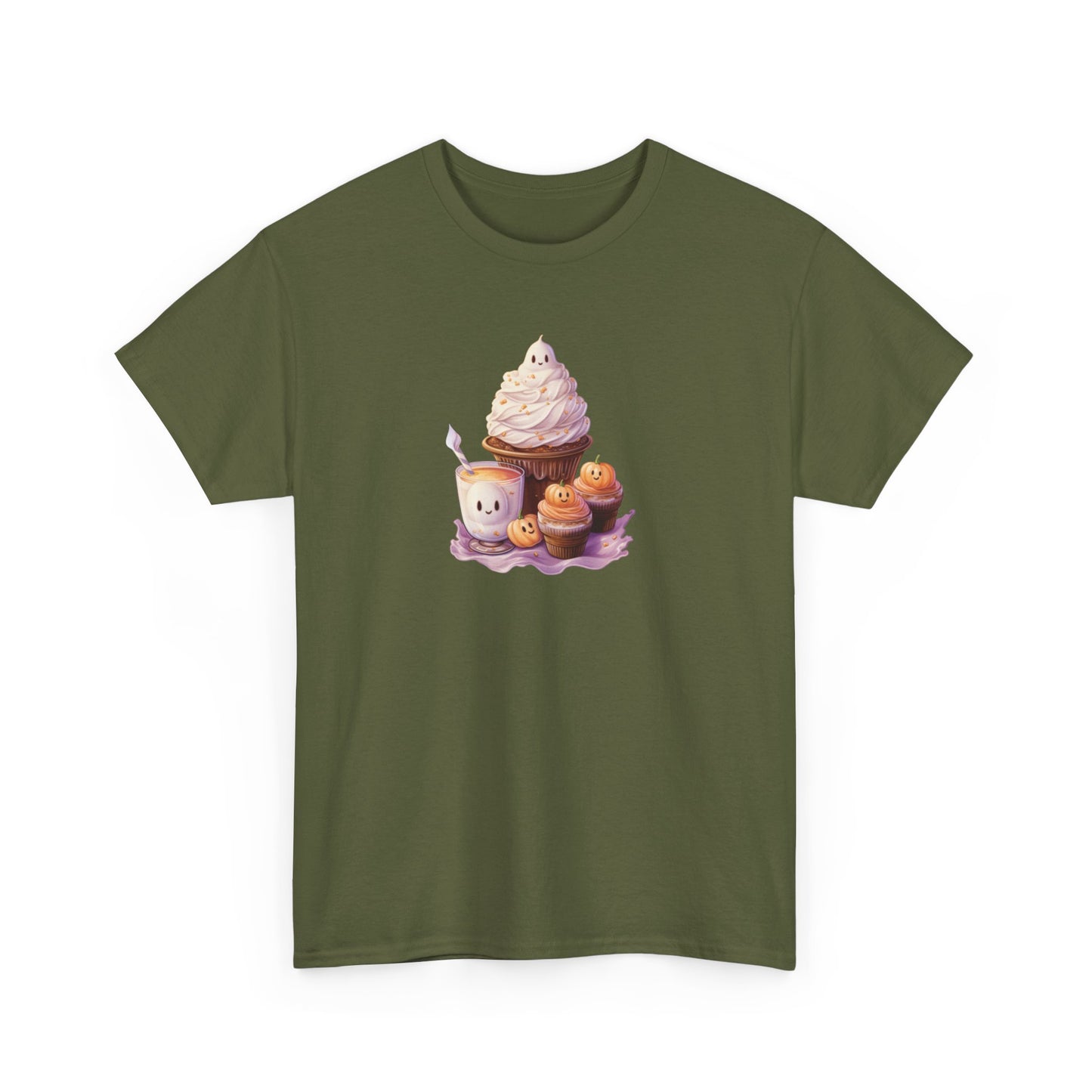 Cute Halloween Cupcakes Short Sleeve Tee