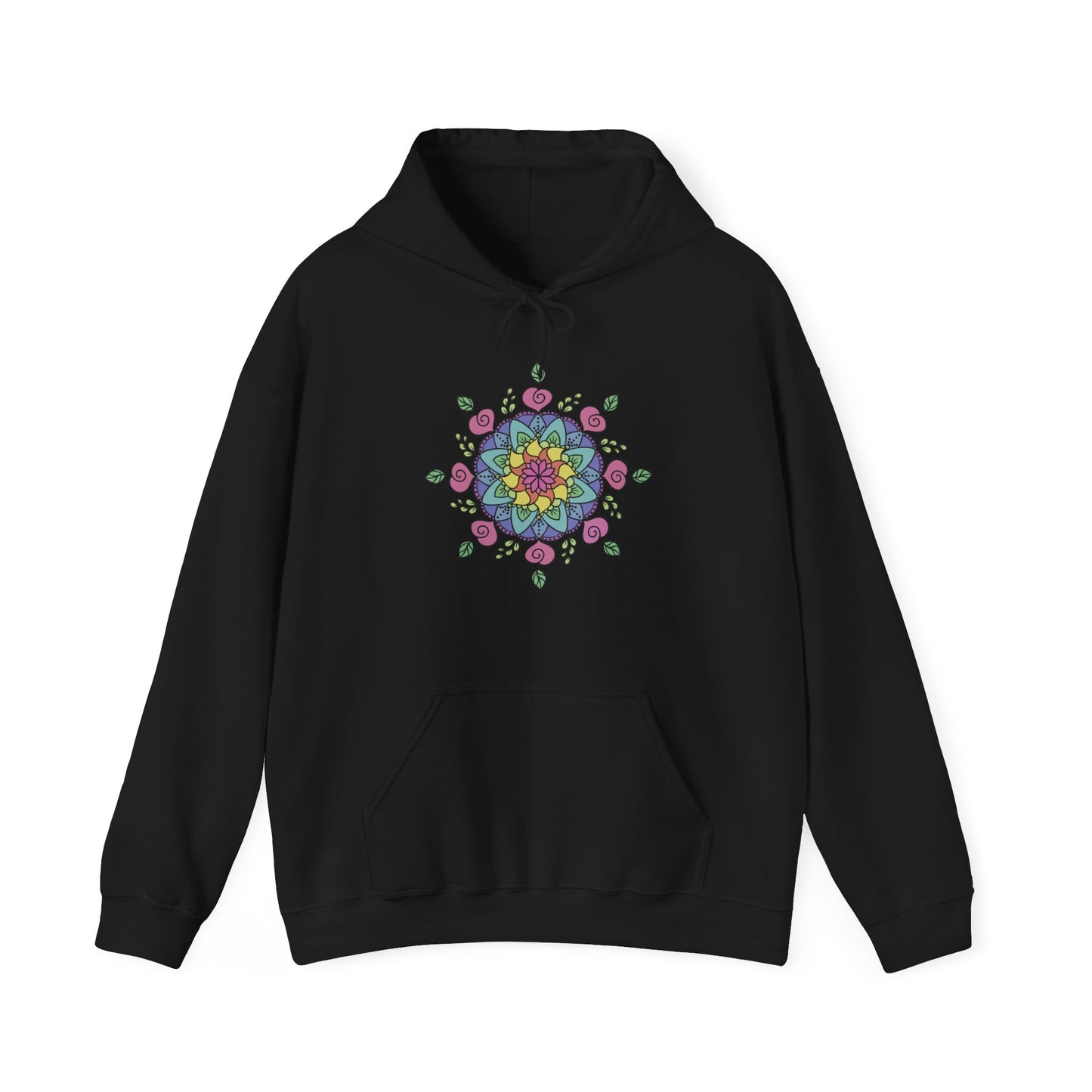 Colorful Mandala Hooded Sweatshirt (029)